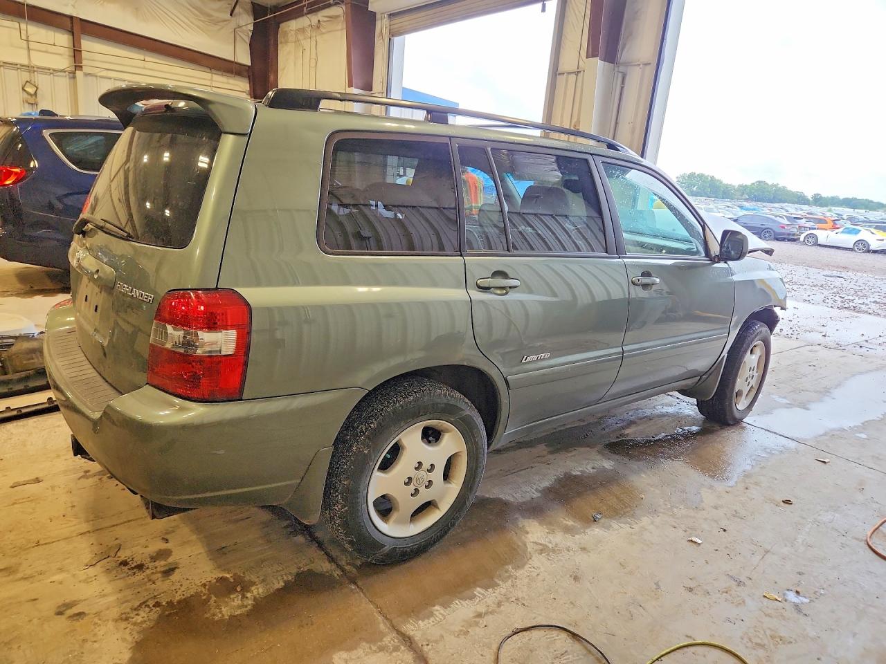 2006 Toyota Highlander Limited Green vin: JTEEP21A160166360