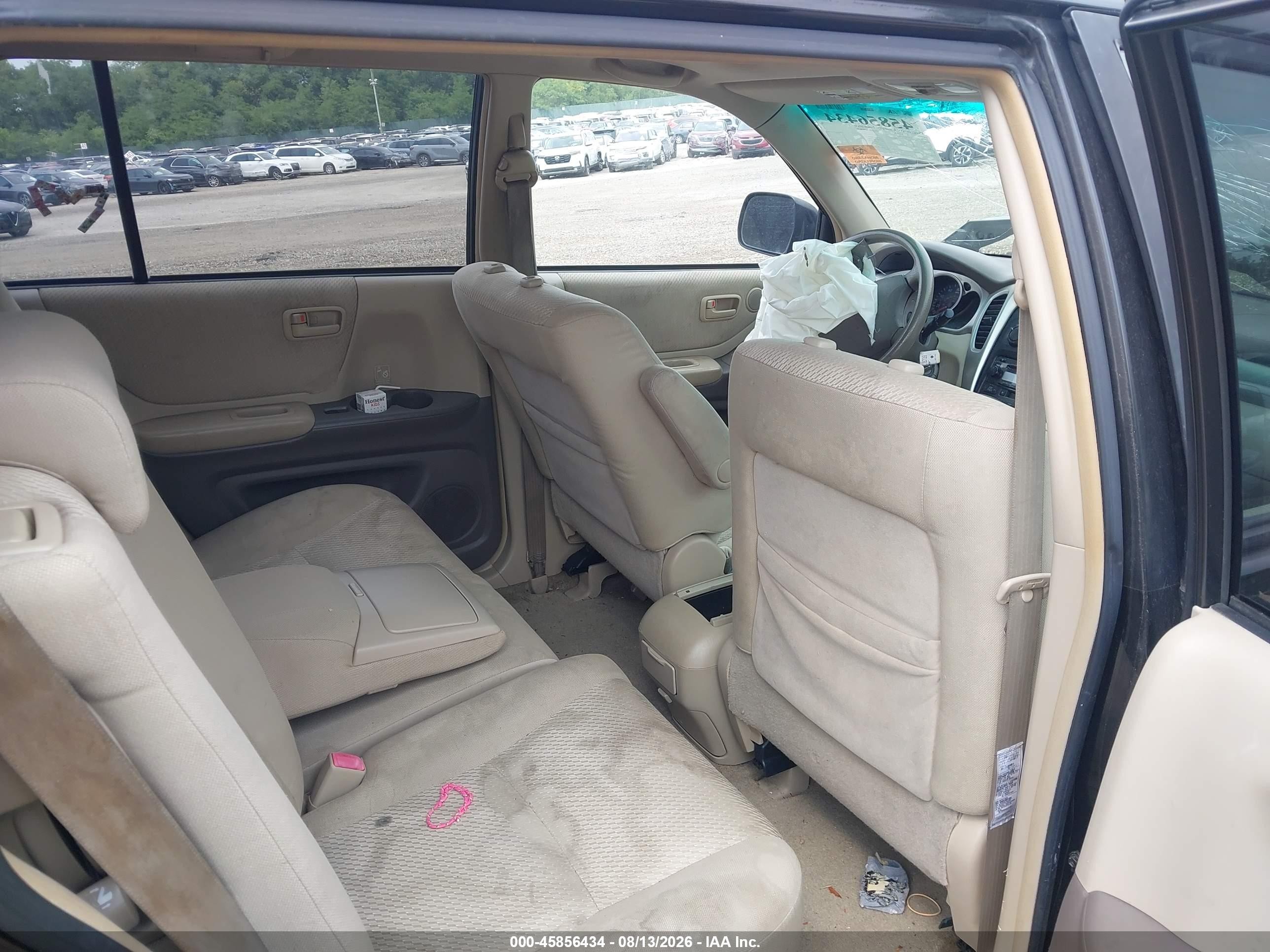 2006 Toyota Highlander V6 Black vin: JTEEP21A160167816