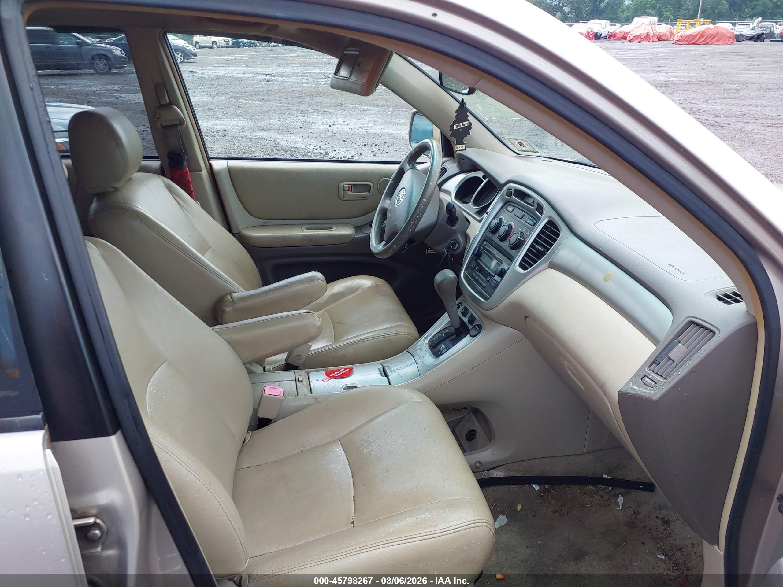 2006 Toyota Highlander V6 Gold vin: JTEEP21A160172272