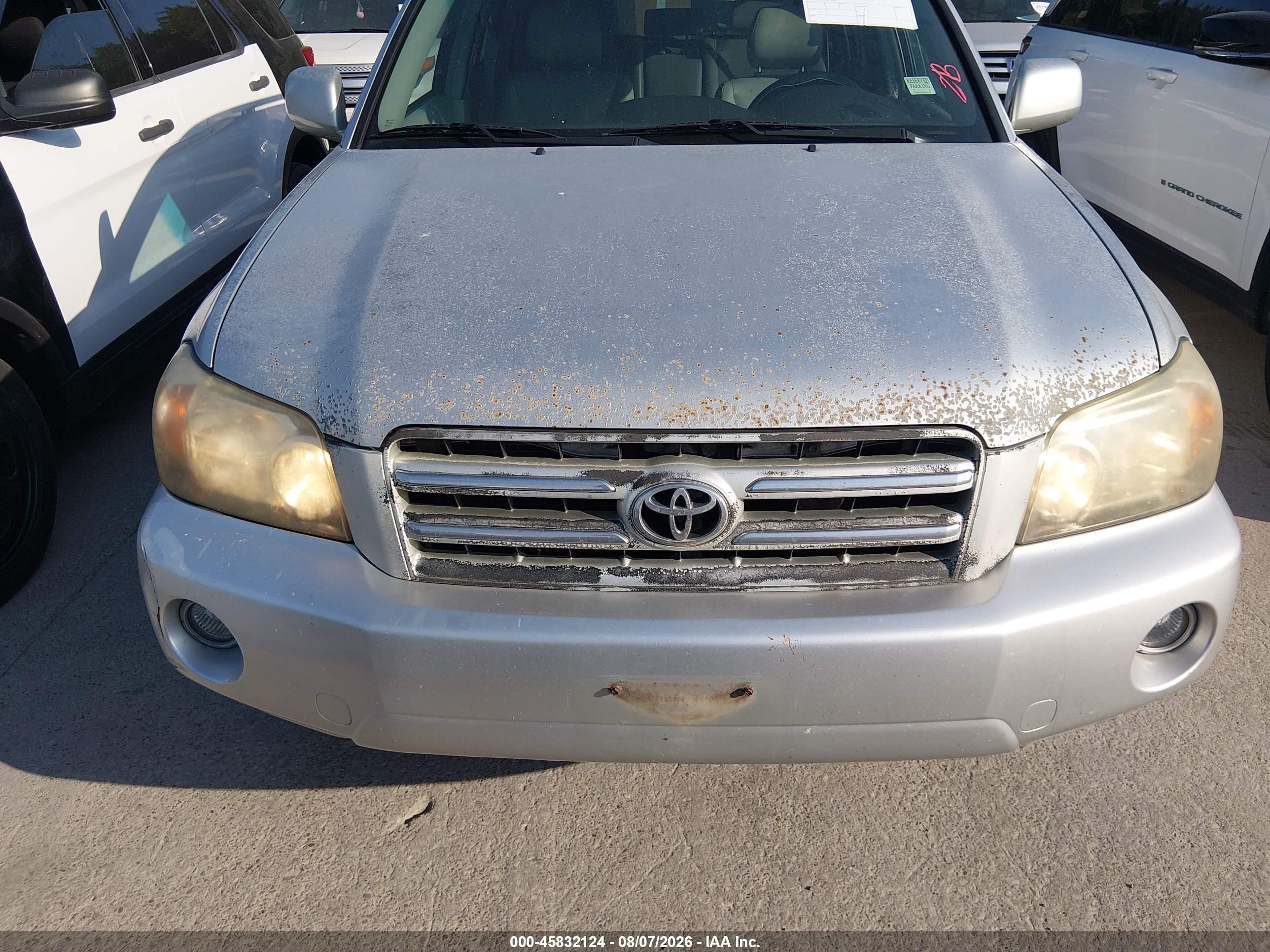 2006 Toyota Highlander Sport V6 Silver vin: JTEEP21A160179464