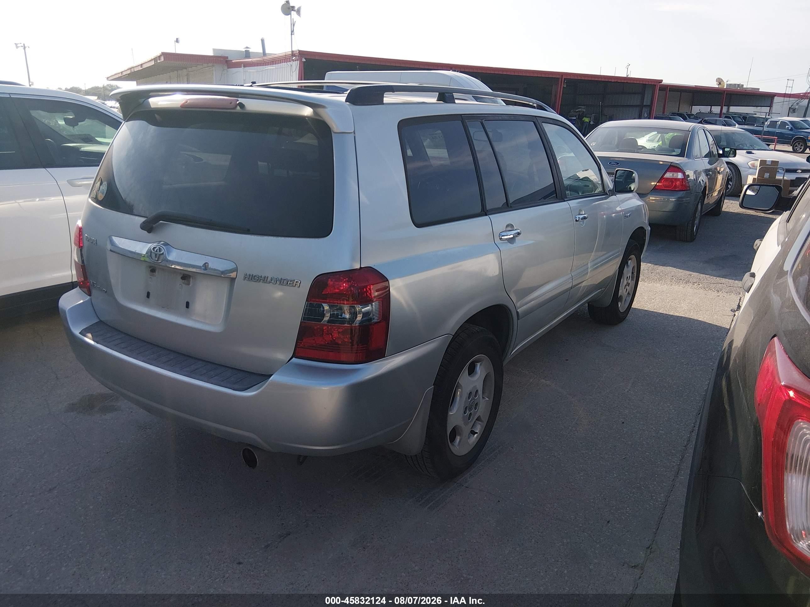 2006 Toyota Highlander Sport V6 Silver vin: JTEEP21A160179464