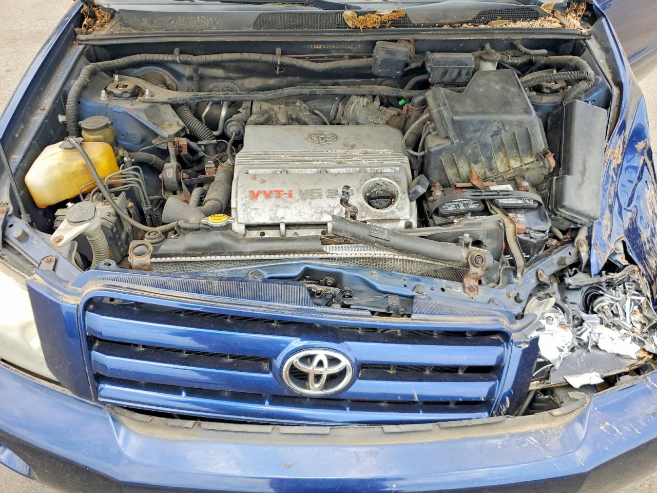 2006 Toyota Highlander Limited Blue vin: JTEEP21A160180811
