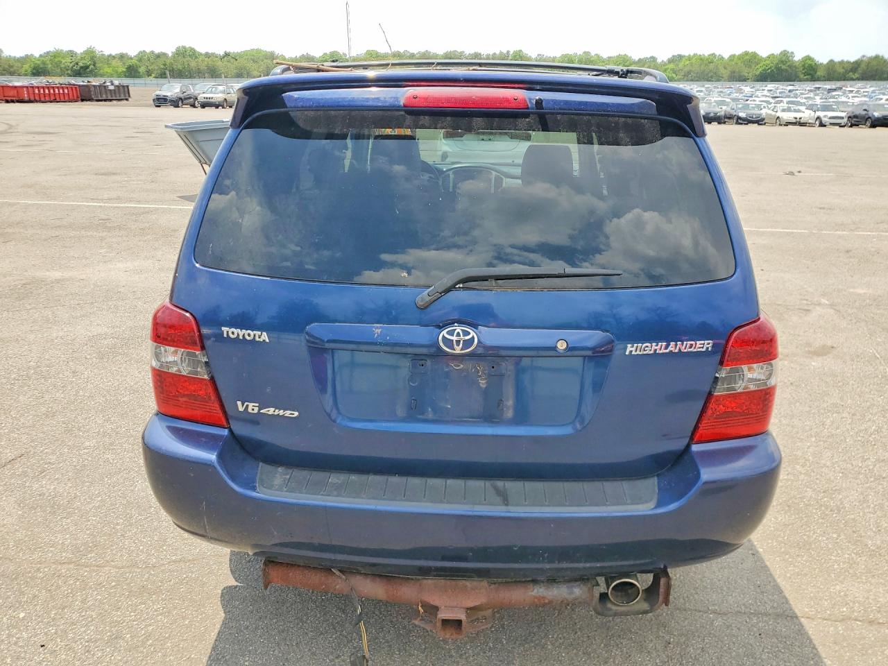 2006 Toyota Highlander Limited Blue vin: JTEEP21A160180811