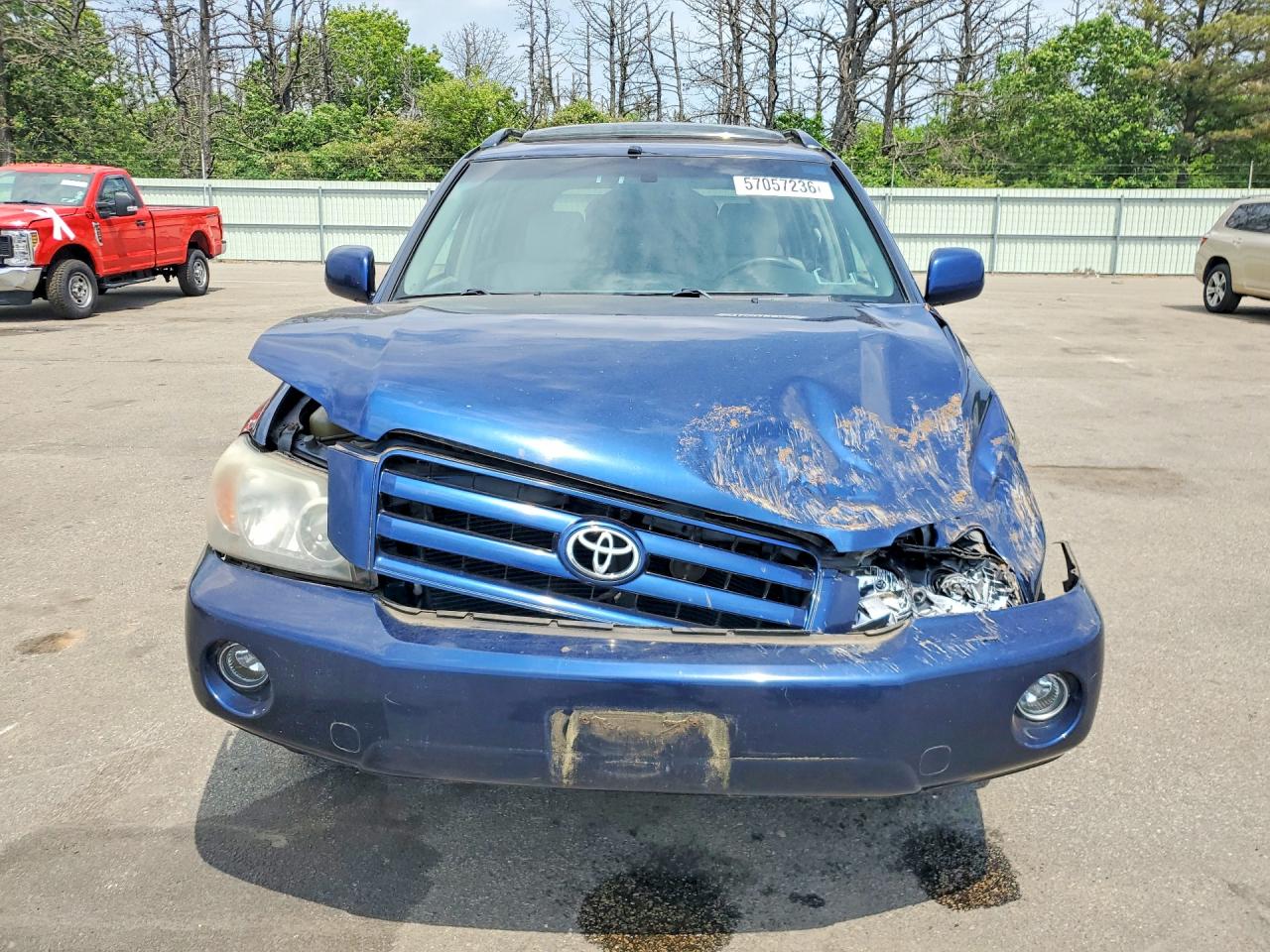 2006 Toyota Highlander Limited Blue vin: JTEEP21A160180811