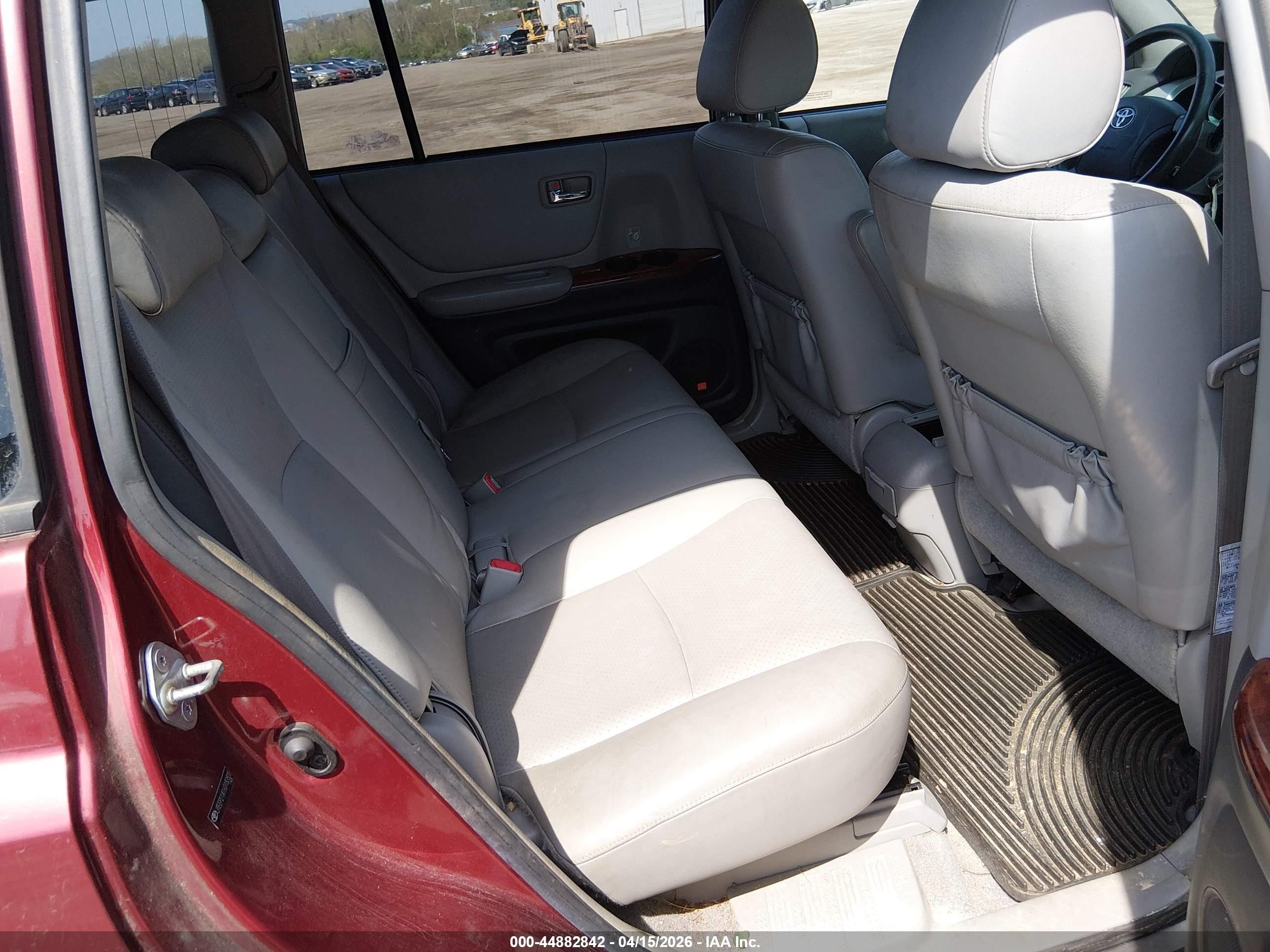2006 Toyota Highlander Limited V6 Бордовый vin: JTEEP21A160182820