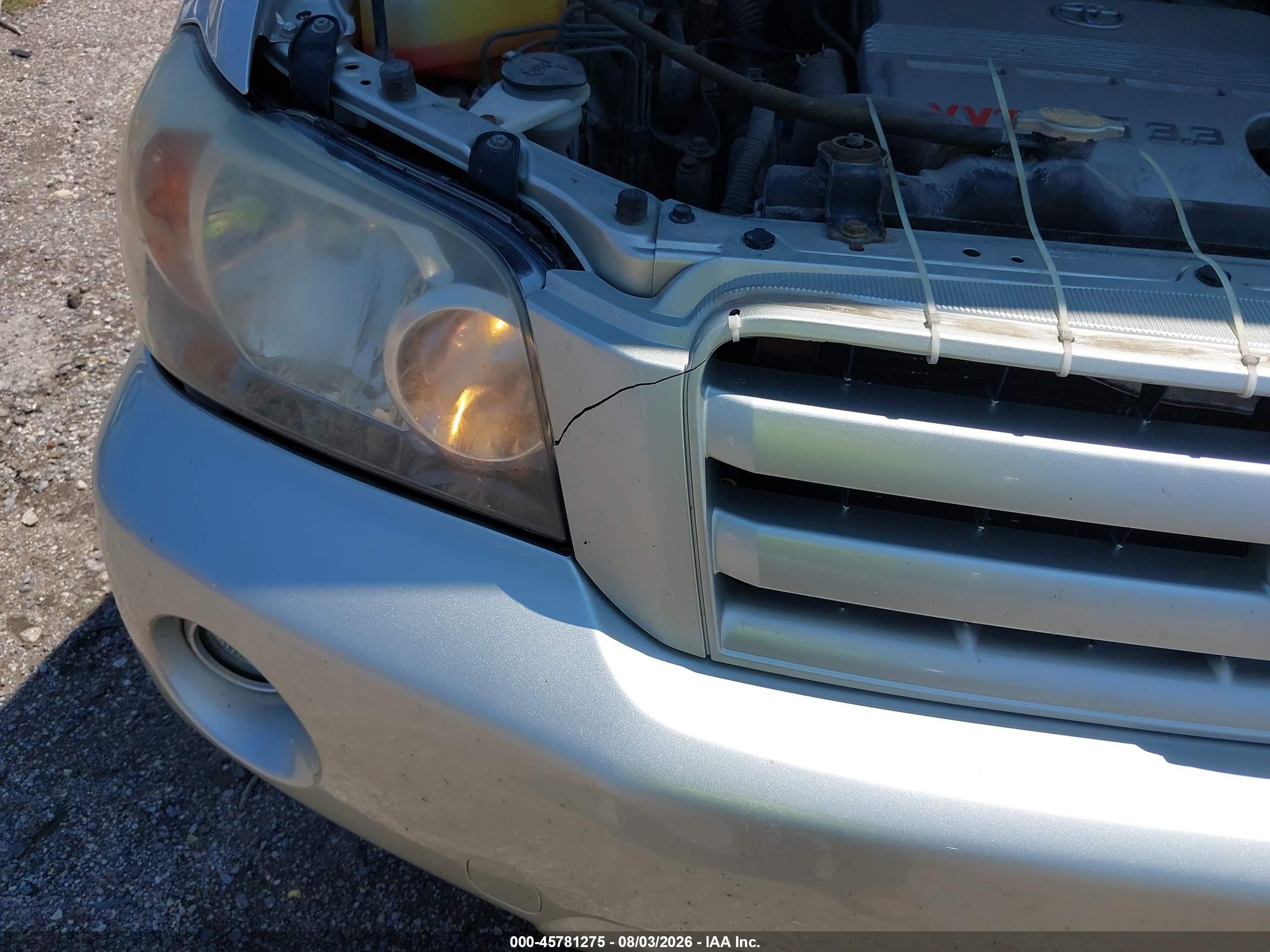 2006 Toyota Highlander Limited V6 Silver vin: JTEEP21A160186107