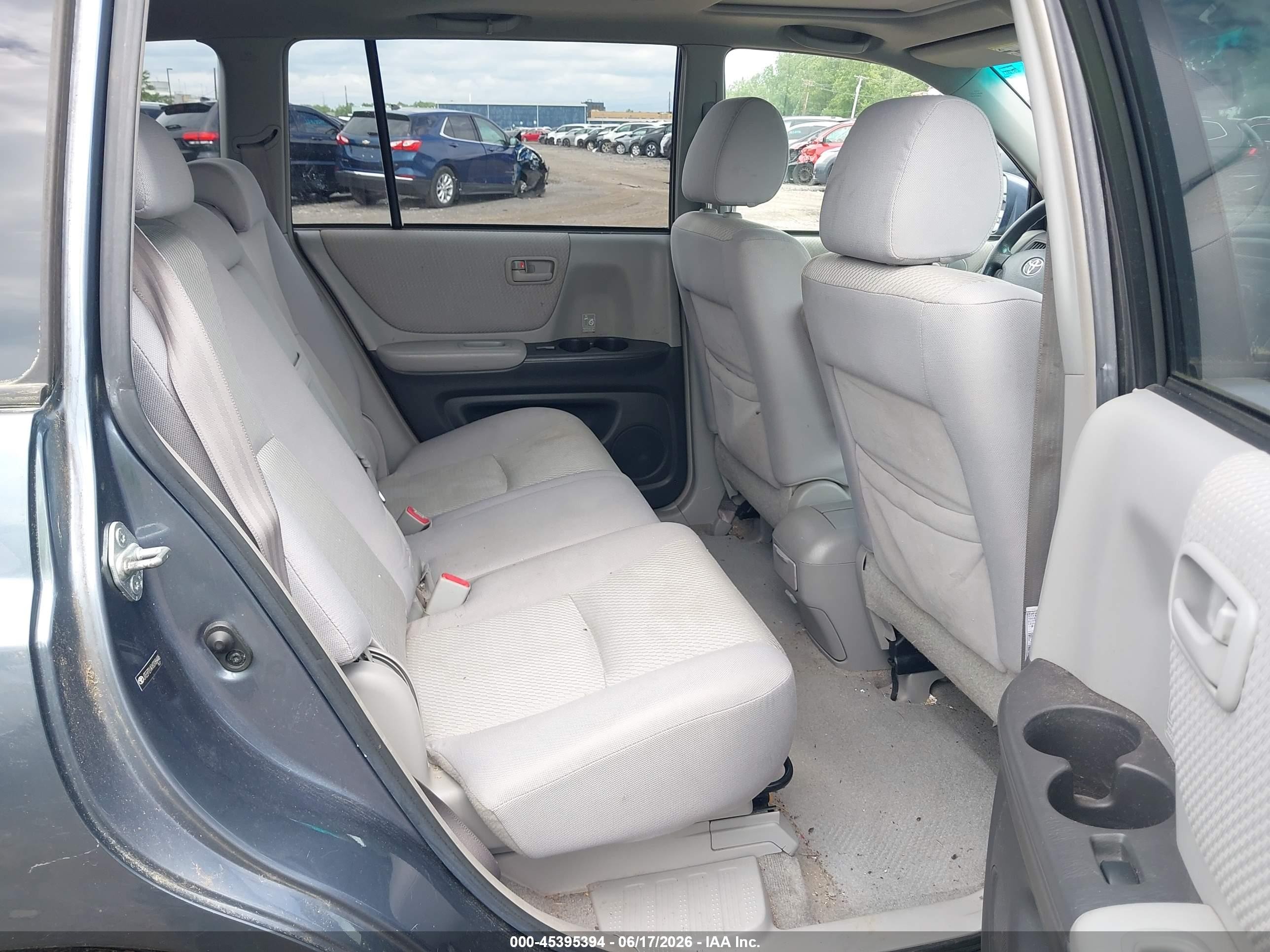 2006 Toyota Highlander V6 Blue vin: JTEEP21A160186446