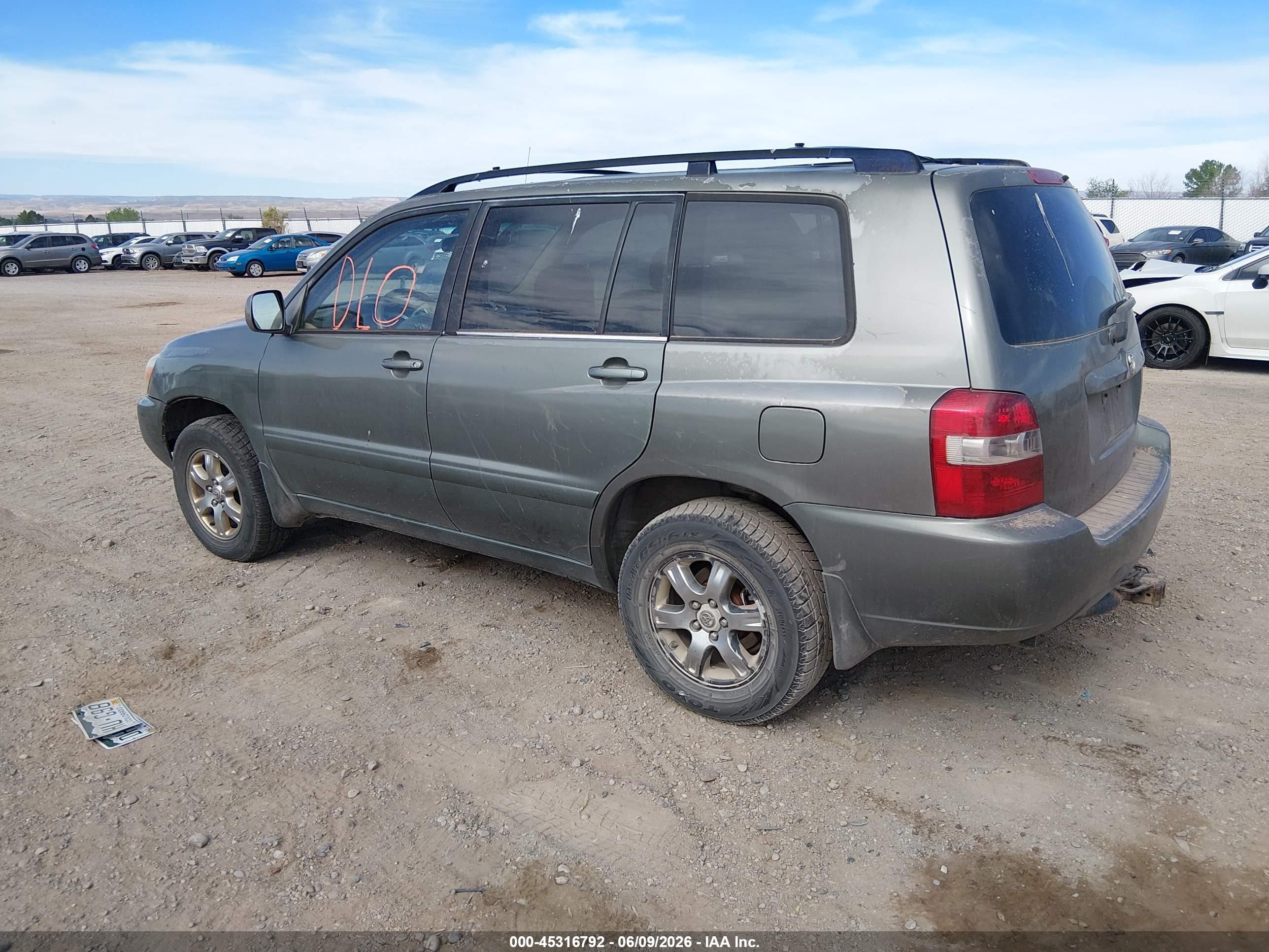 2007 Toyota Highlander 3rd Row Зеленый vin: JTEEP21A170214179