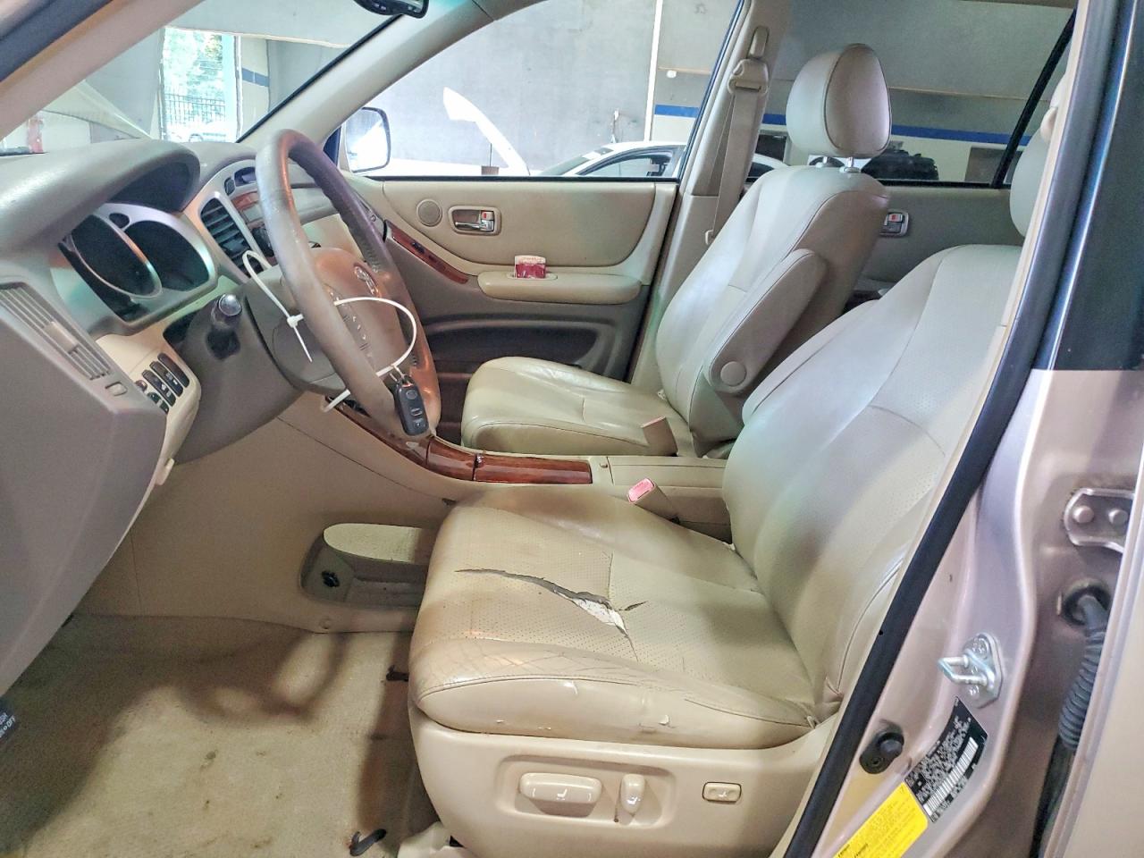 2004 Toyota Highlander Limited Tan vin: JTEEP21A240024869