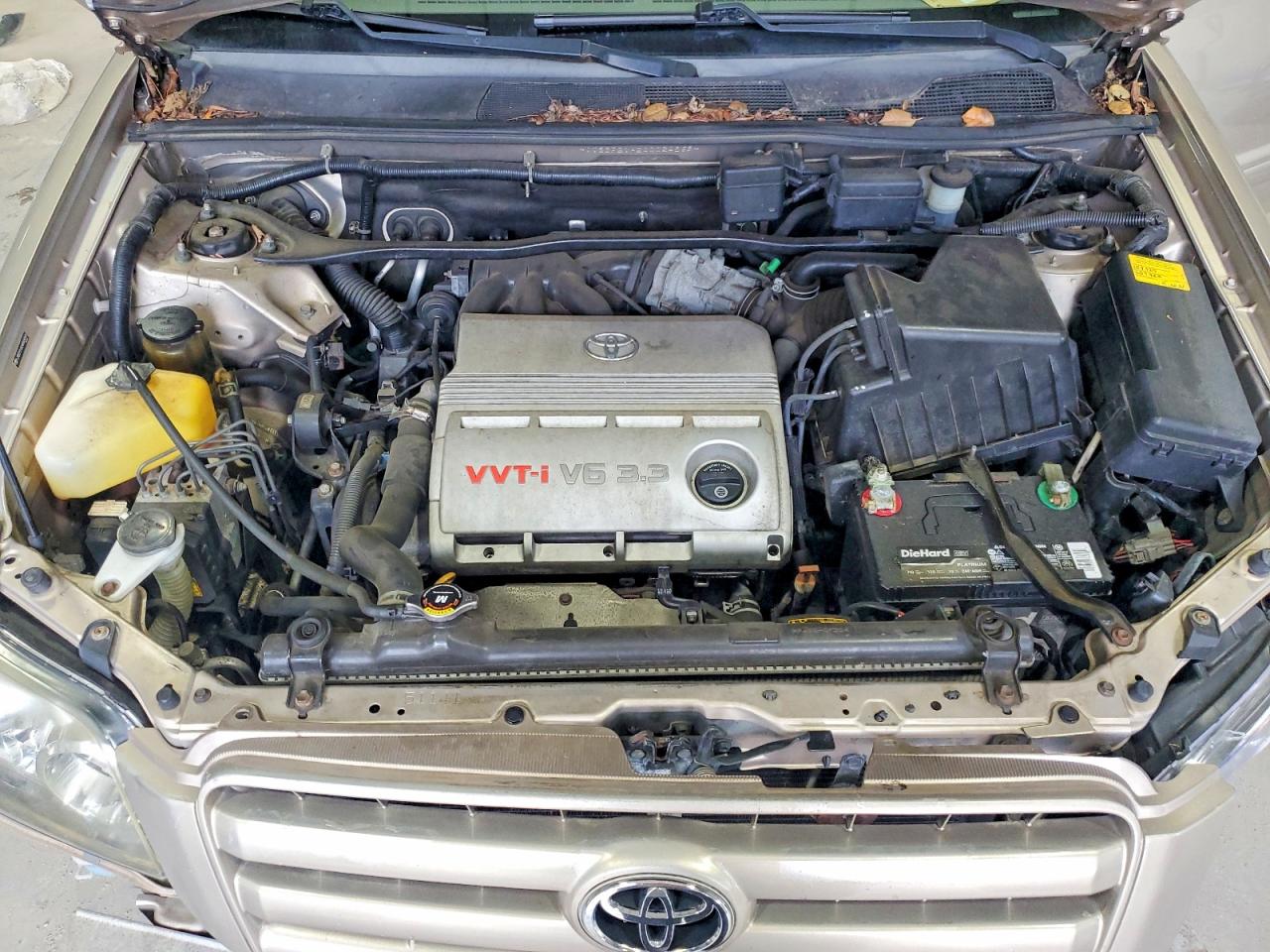 2004 Toyota Highlander Limited Tan vin: JTEEP21A240024869
