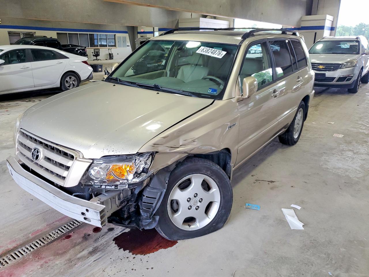 2004 Toyota Highlander Limited Tan vin: JTEEP21A240024869