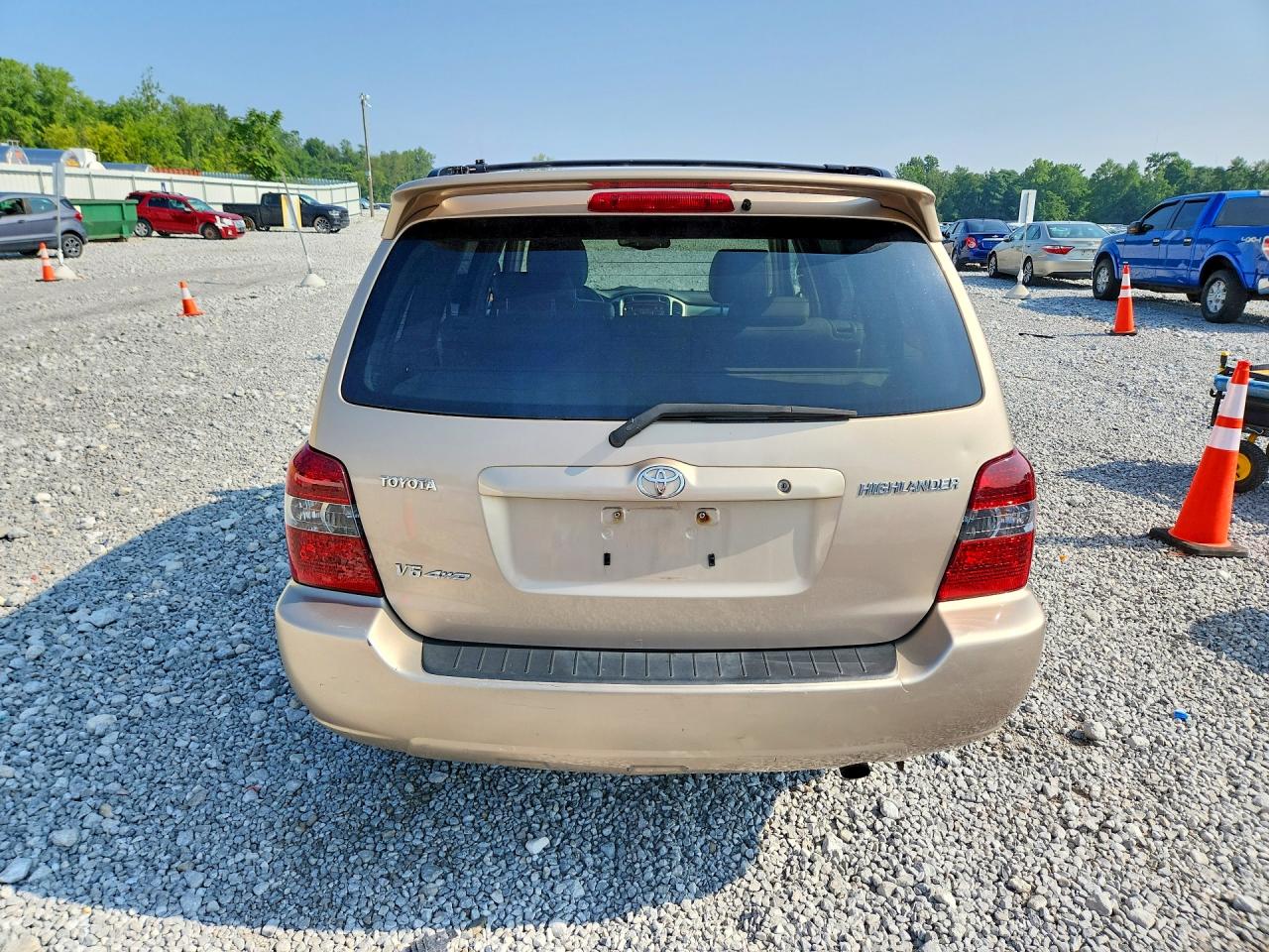 2004 Toyota Highlander Limited Gold vin: JTEEP21A240029036