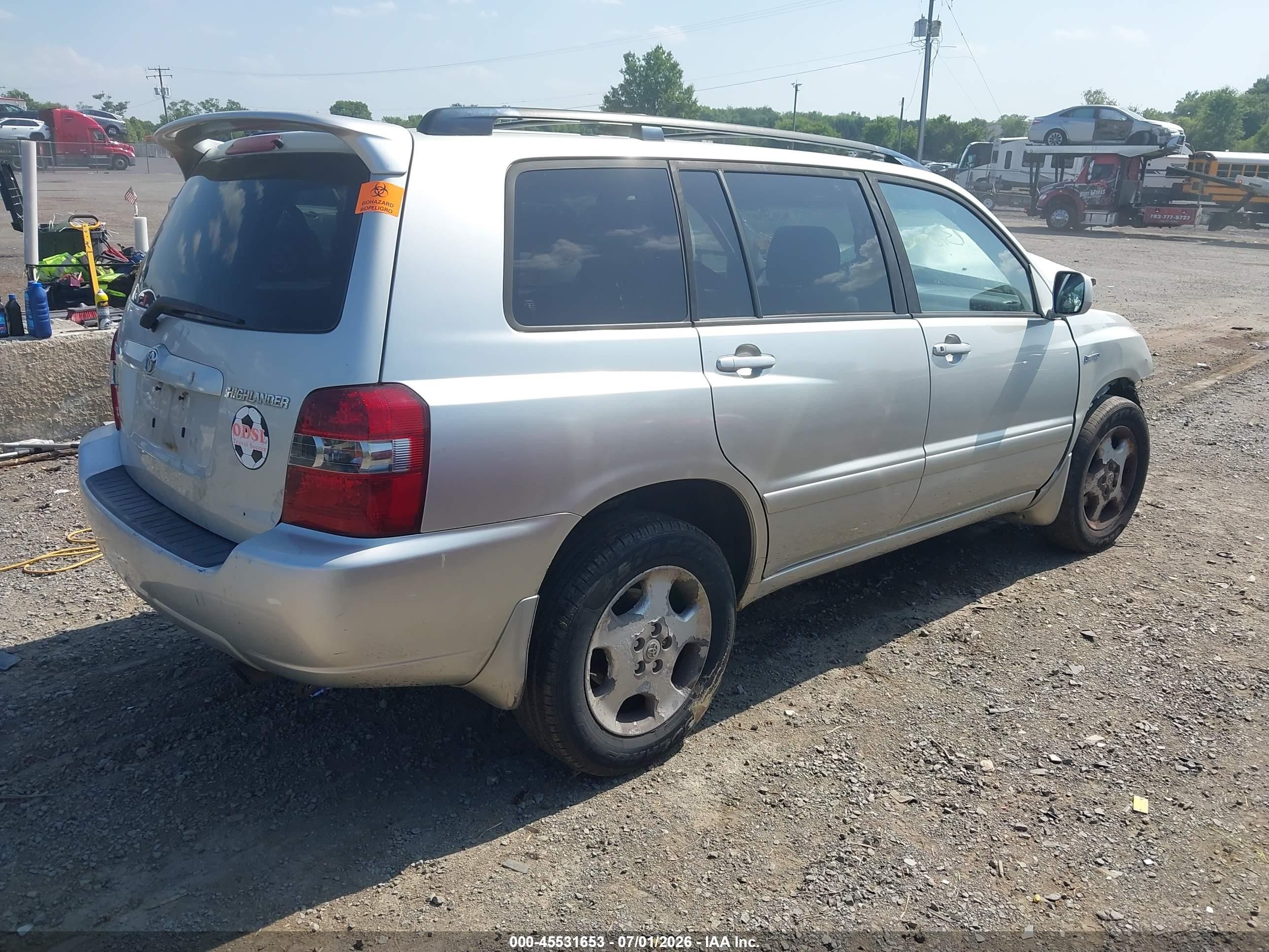 2004 Toyota Highlander Limited V6 Серебряный vin: JTEEP21A240031398