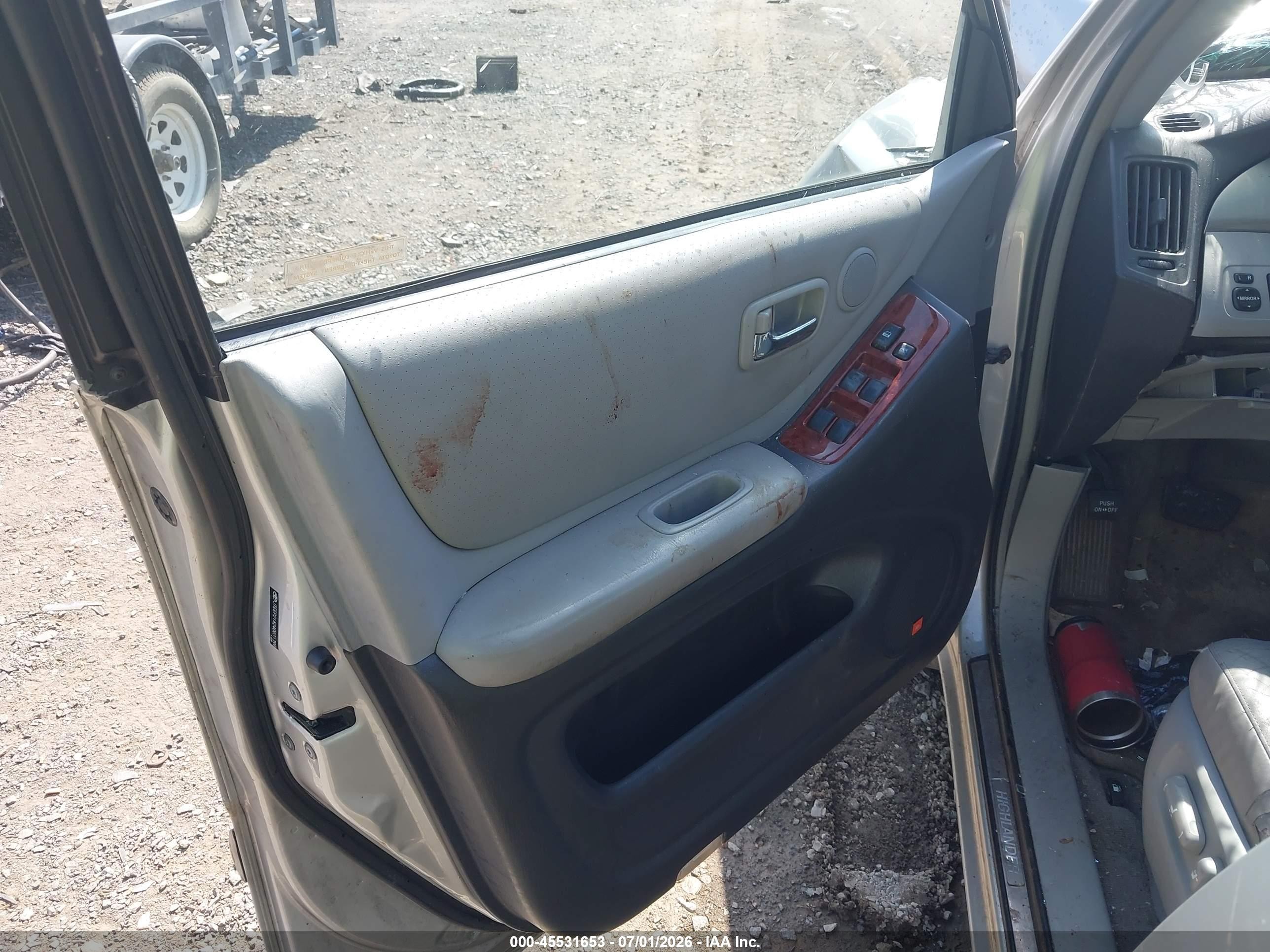 2004 Toyota Highlander Limited V6 Серебряный vin: JTEEP21A240031398