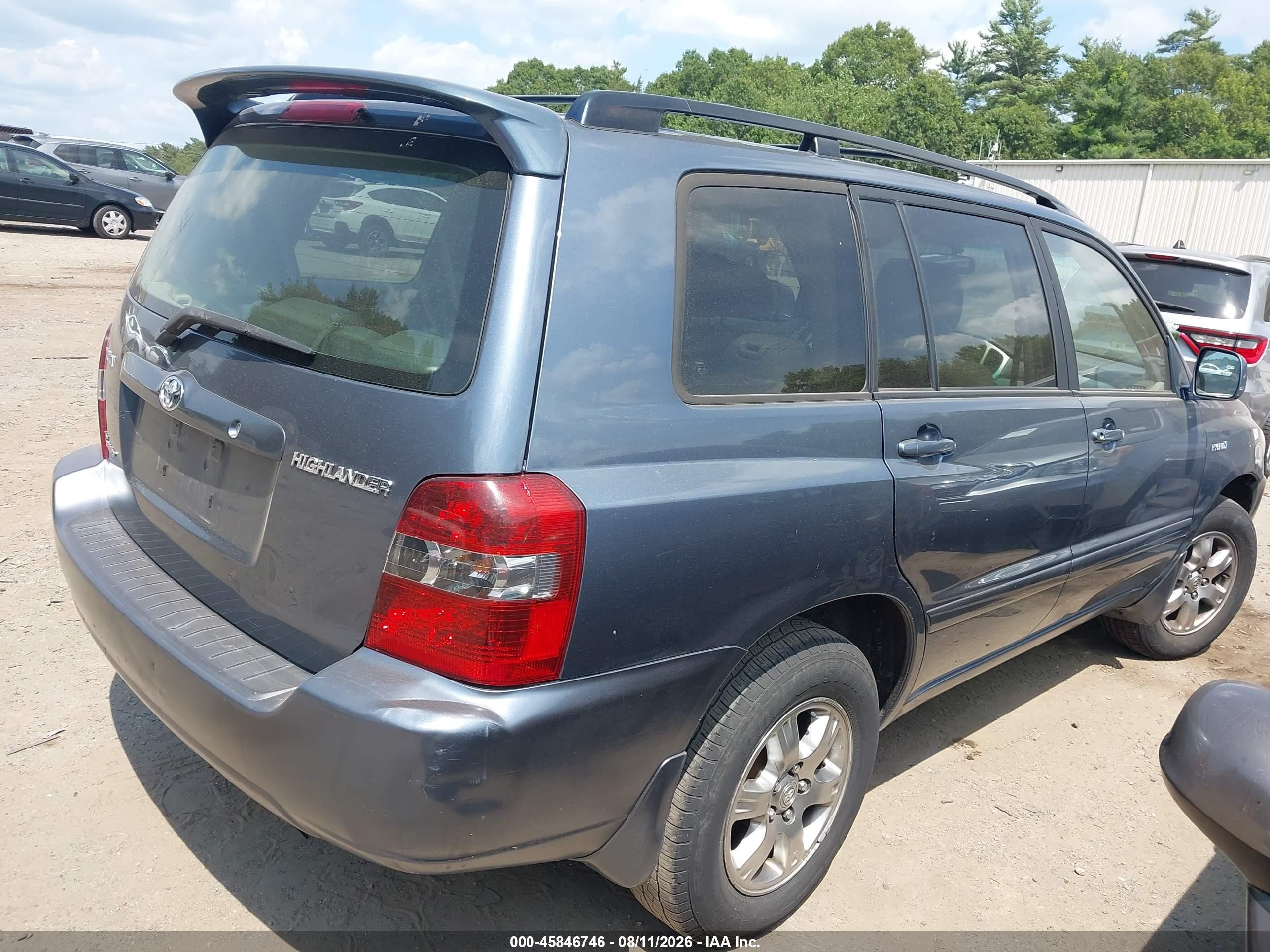 2004 Toyota Highlander V6 Синий vin: JTEEP21A240033443