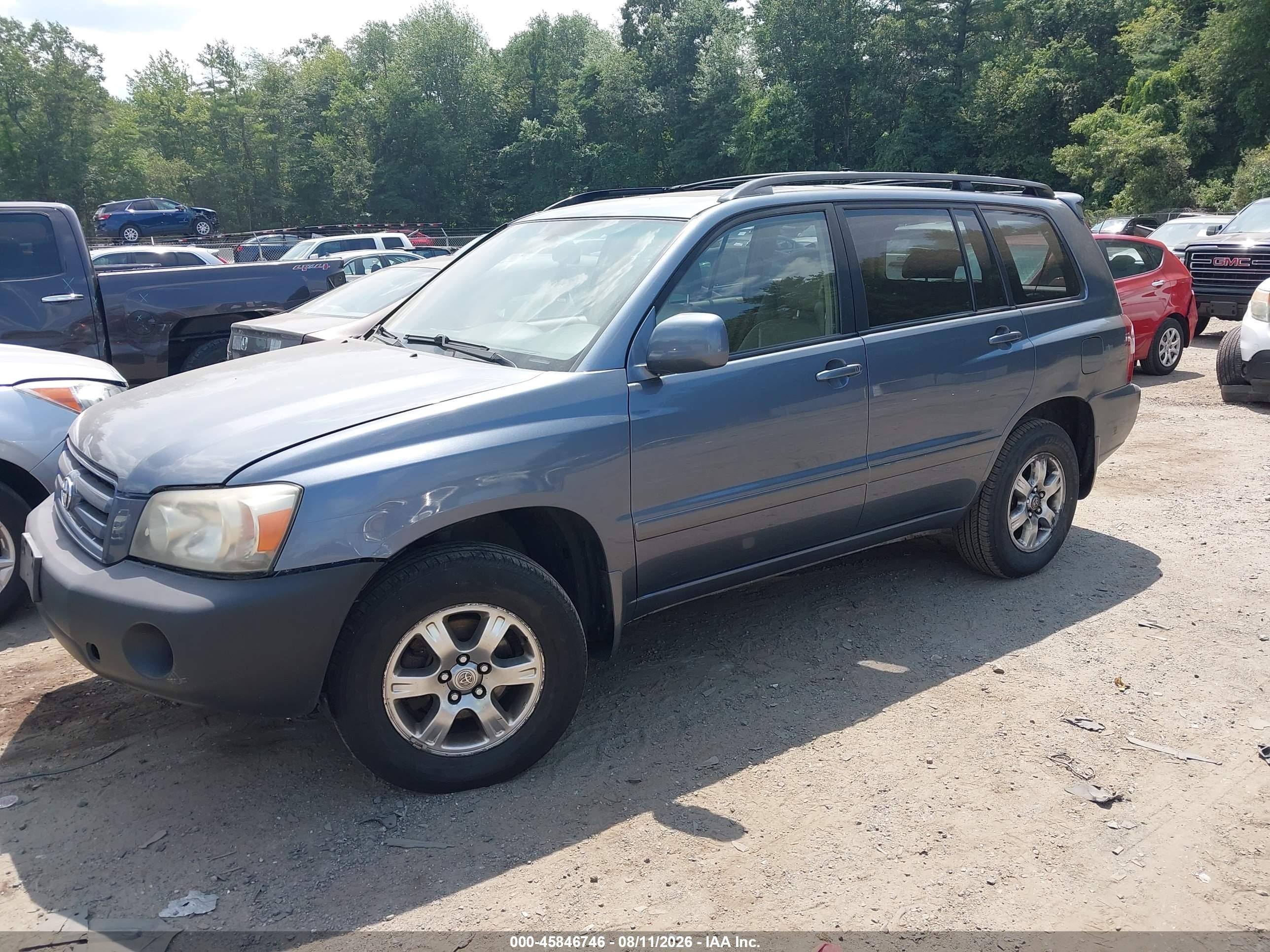 2004 Toyota Highlander V6 Синий vin: JTEEP21A240033443