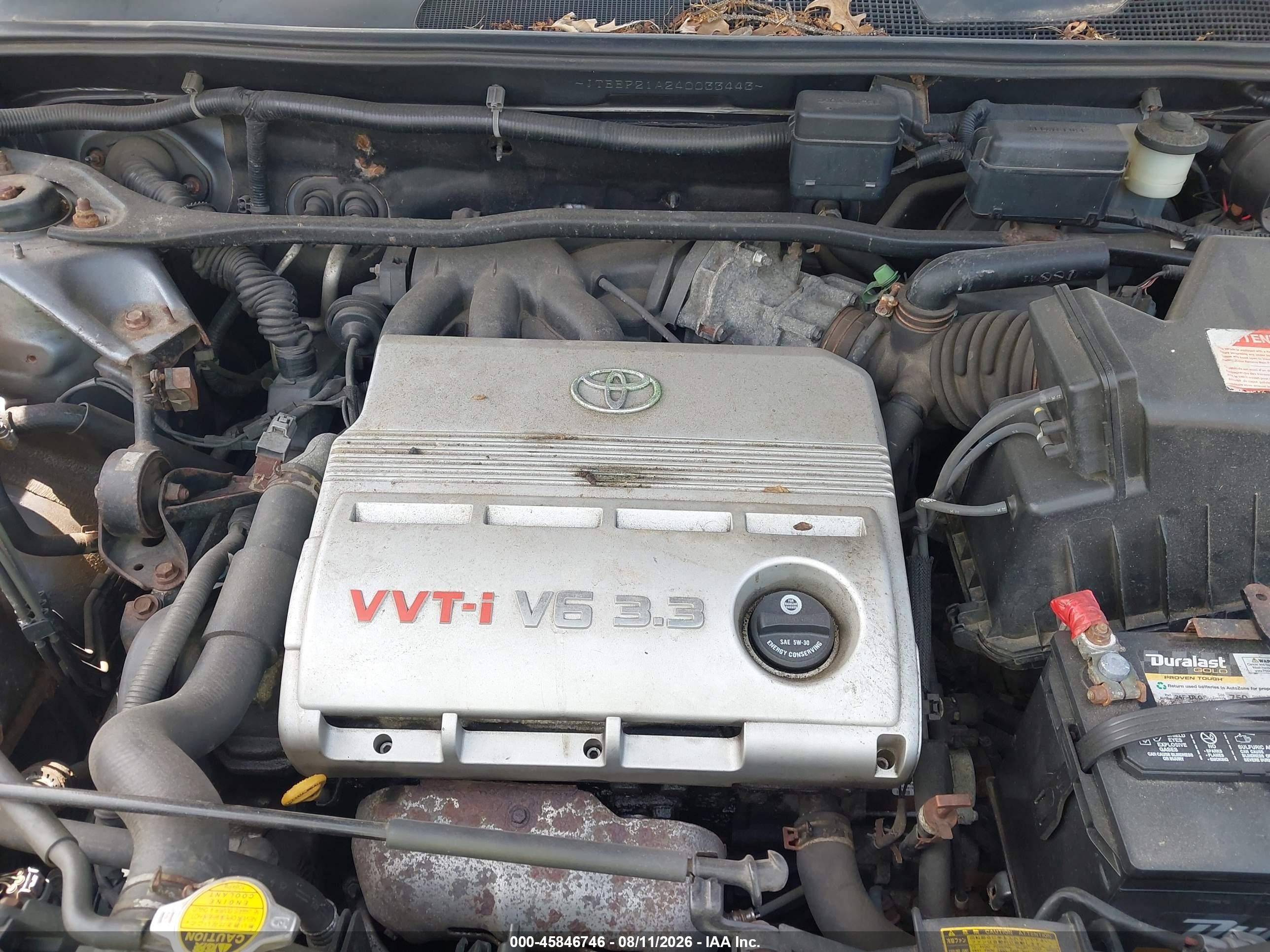 2004 Toyota Highlander V6 Синий vin: JTEEP21A240033443