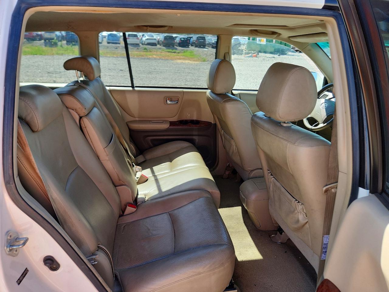2004 Toyota Highlander Limited White vin: JTEEP21A240034771