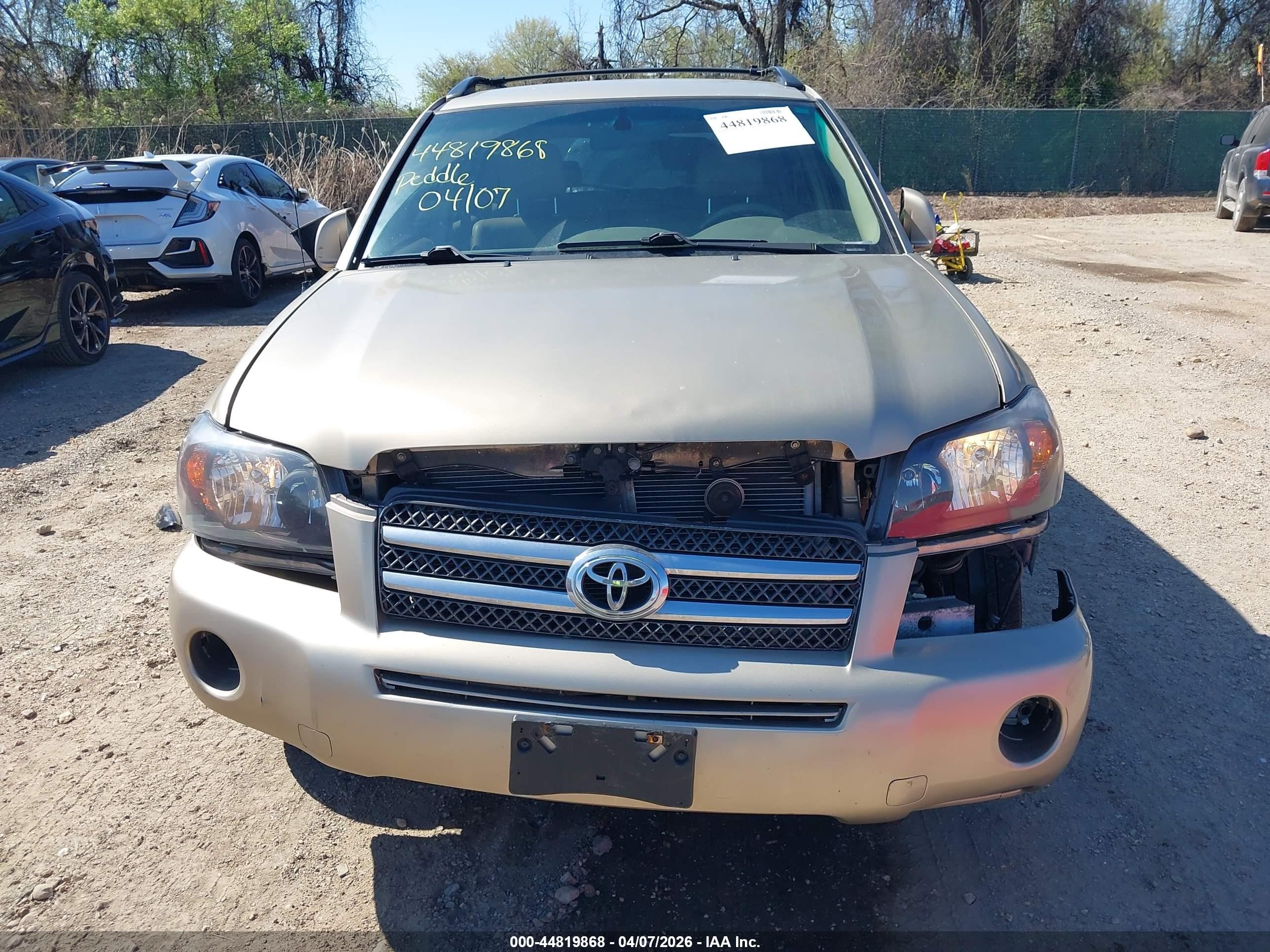 2004 Toyota Highlander V6 Gold vin: JTEEP21A240046189