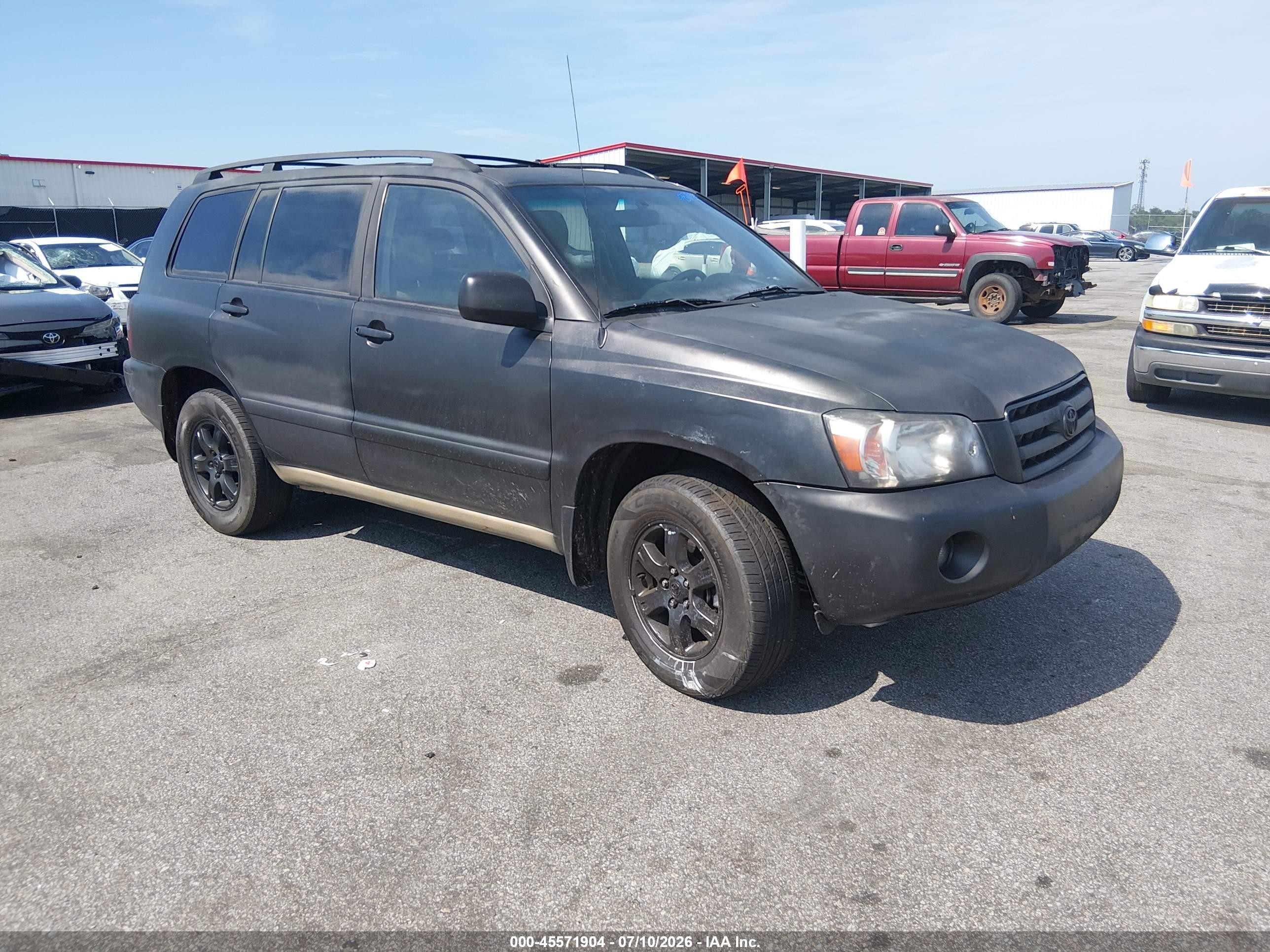 2004 Toyota Highlander V6 Черный vin: JTEEP21A240052879