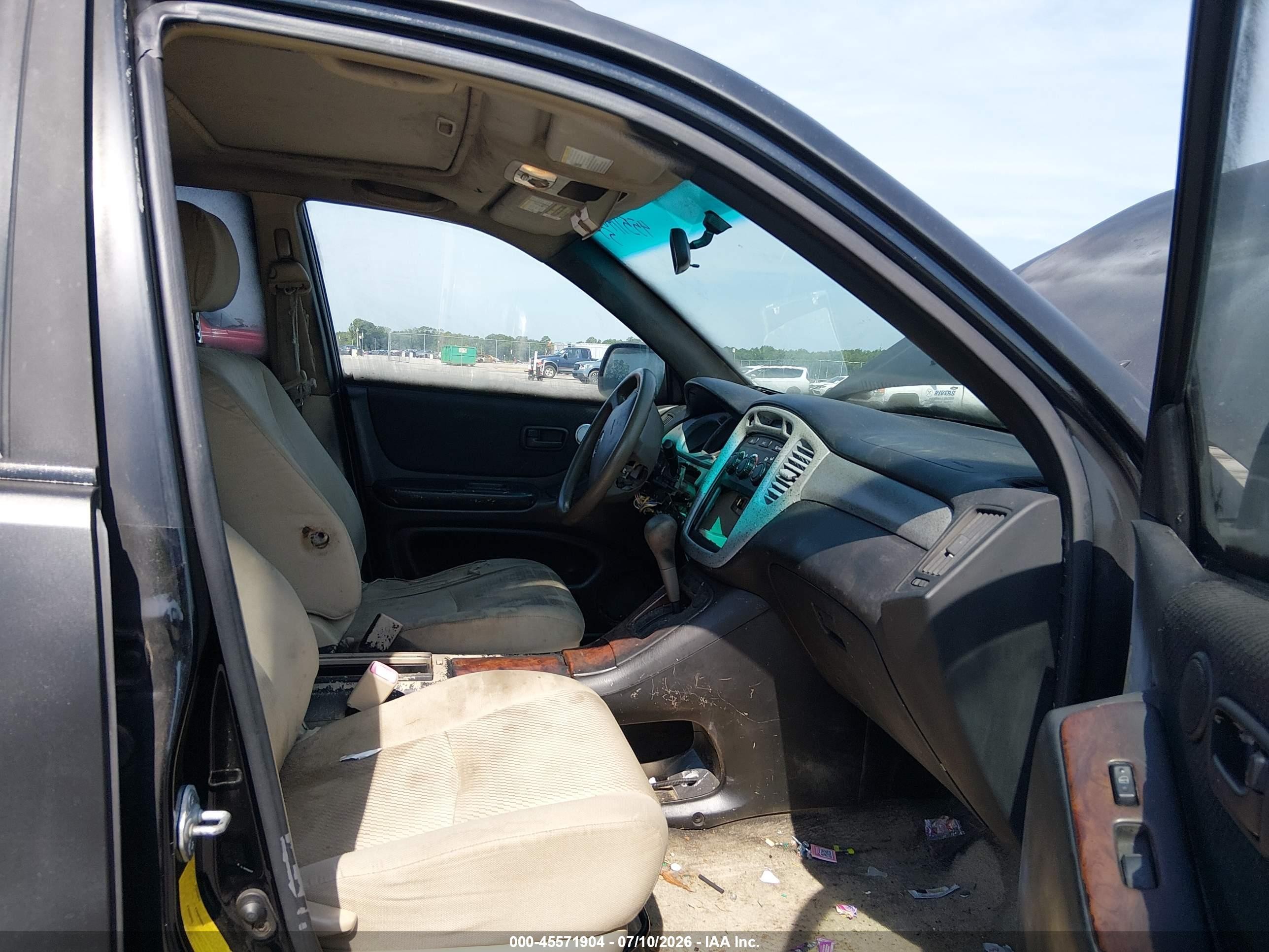 2004 Toyota Highlander V6 Черный vin: JTEEP21A240052879