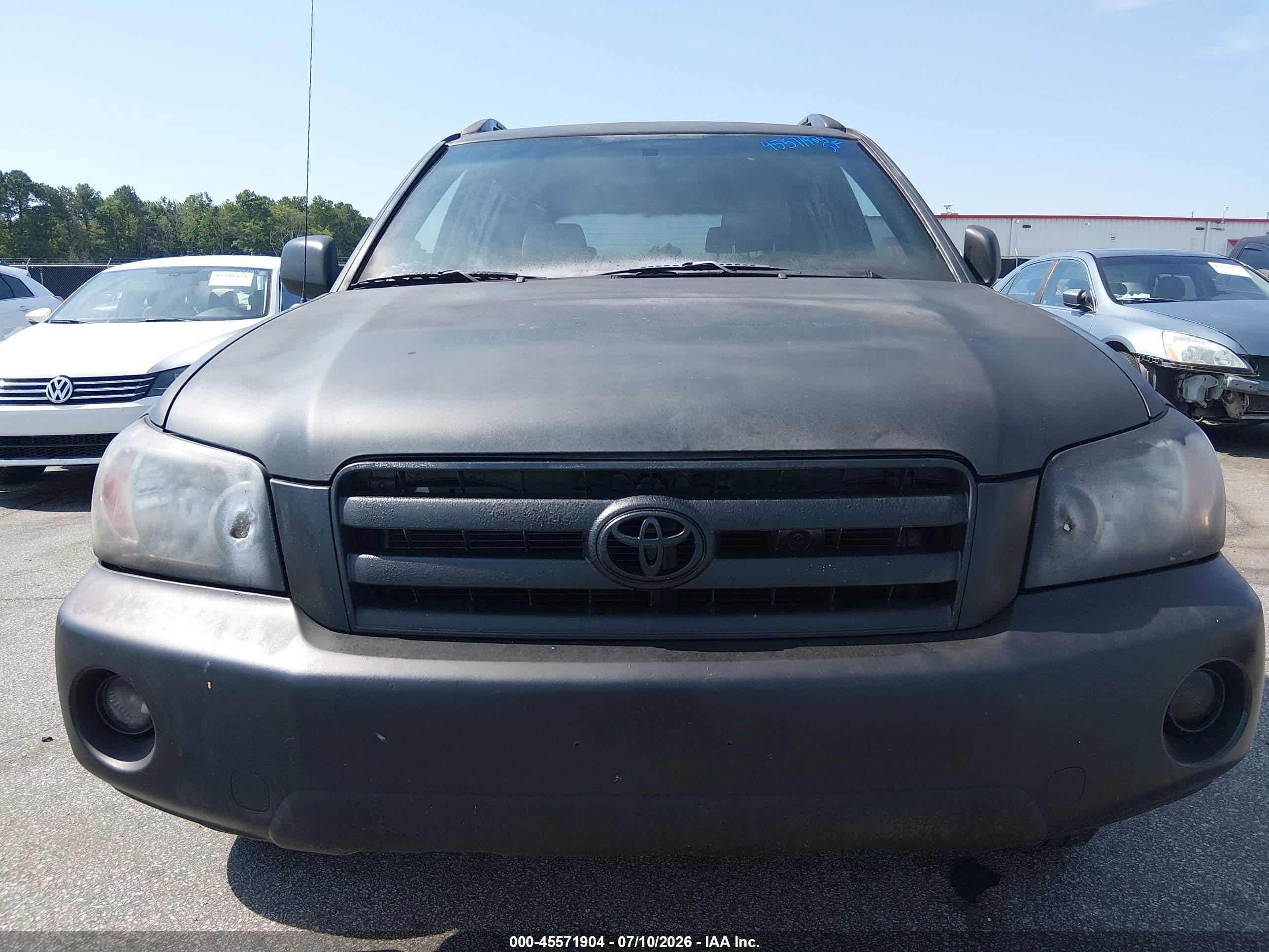 2004 Toyota Highlander V6 Черный vin: JTEEP21A240052879