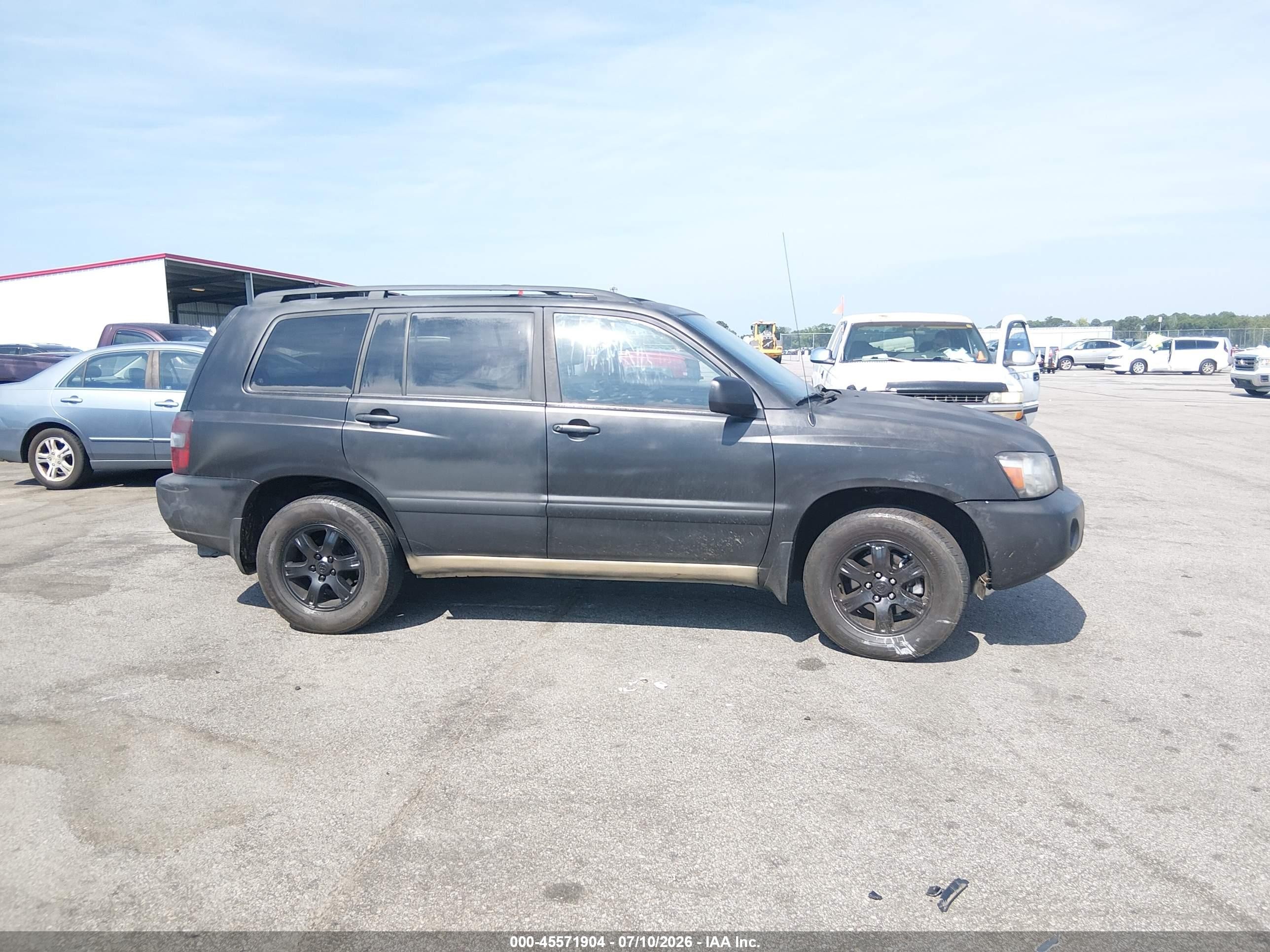 2004 Toyota Highlander V6 Черный vin: JTEEP21A240052879