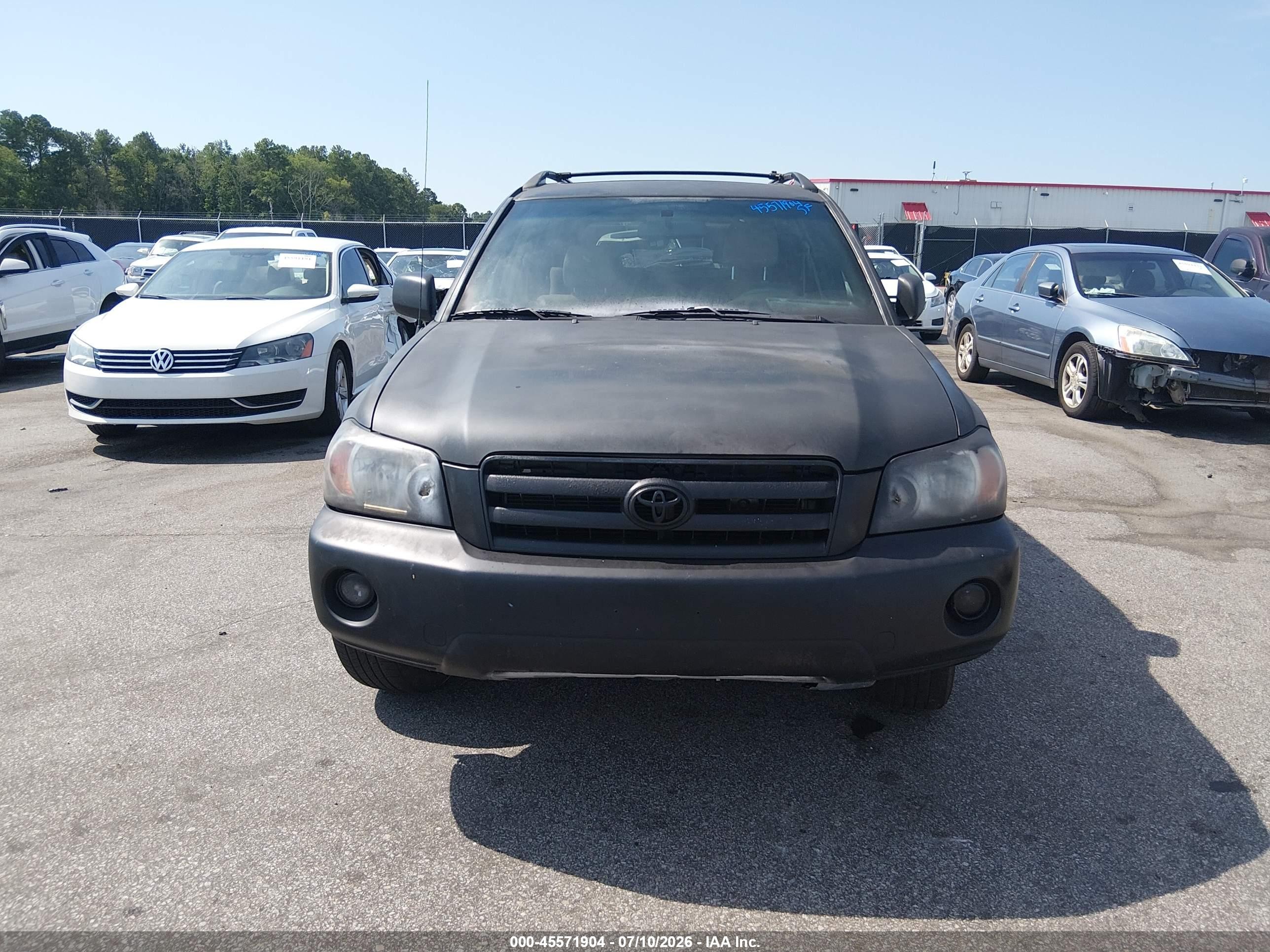 2004 Toyota Highlander V6 Черный vin: JTEEP21A240052879