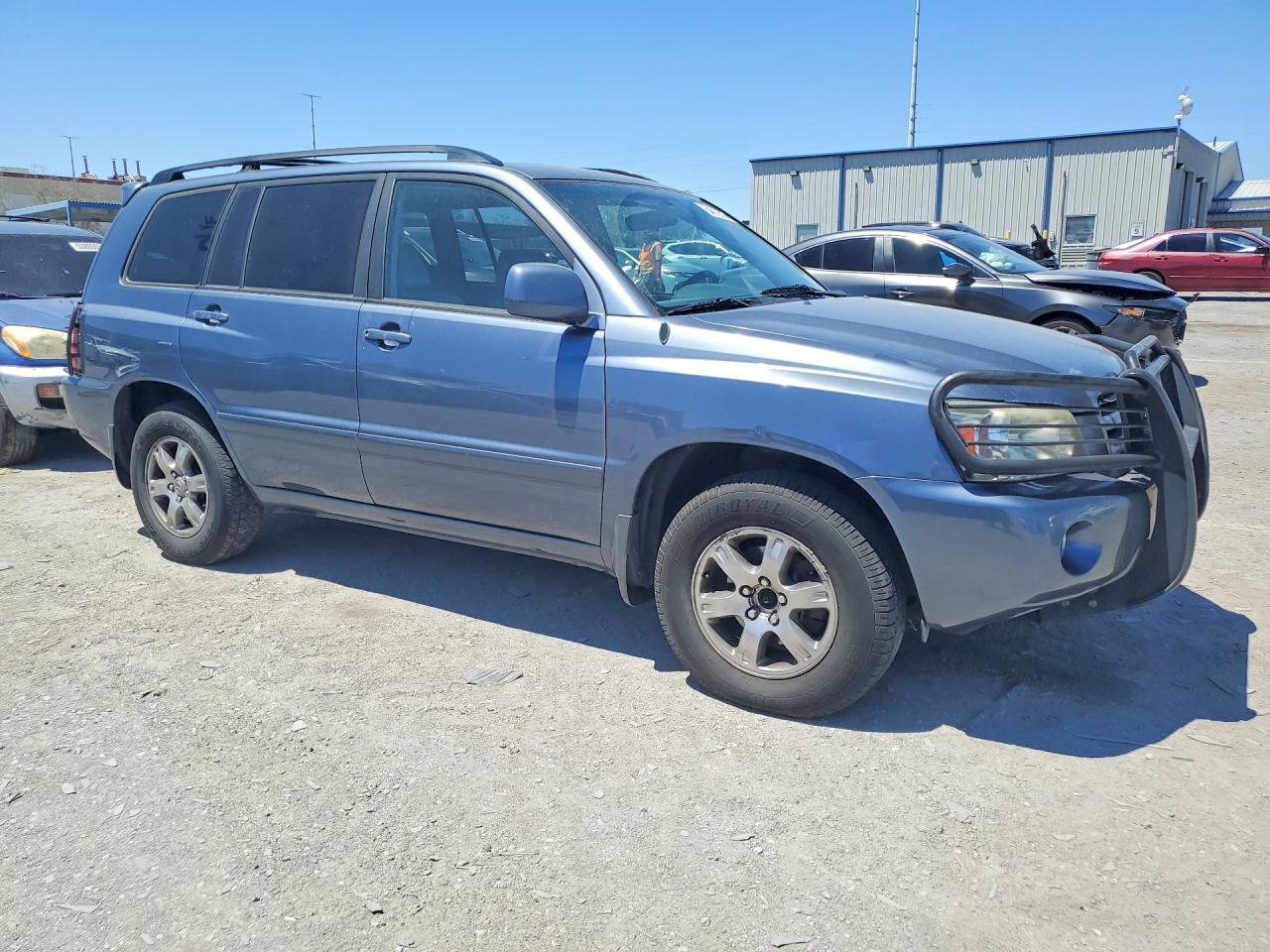 2004 Toyt Highlander Gray vin: JTEEP21A240052882