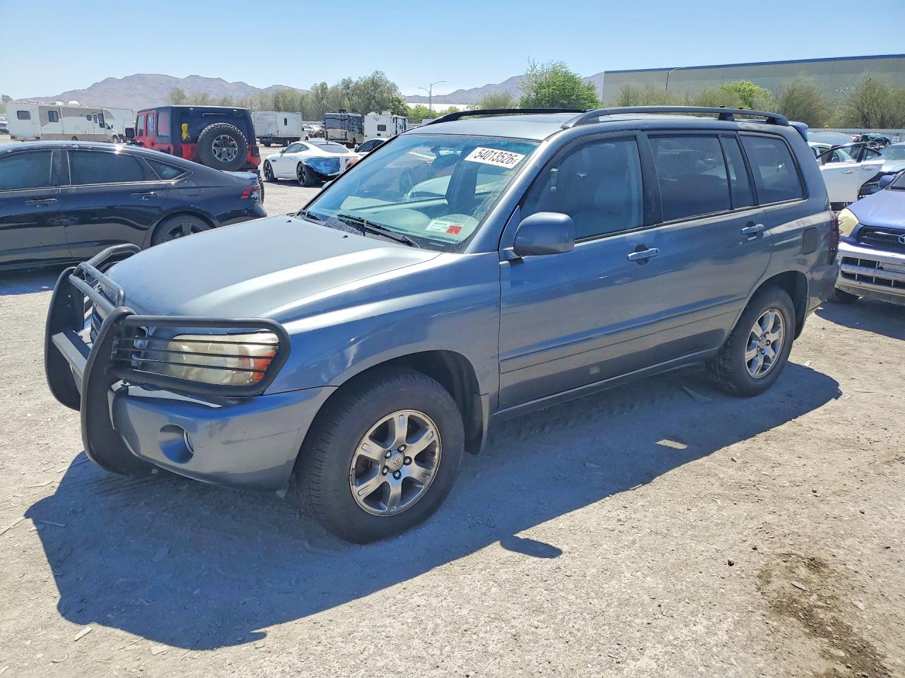 2004 Toyt Highlander Gray vin: JTEEP21A240052882