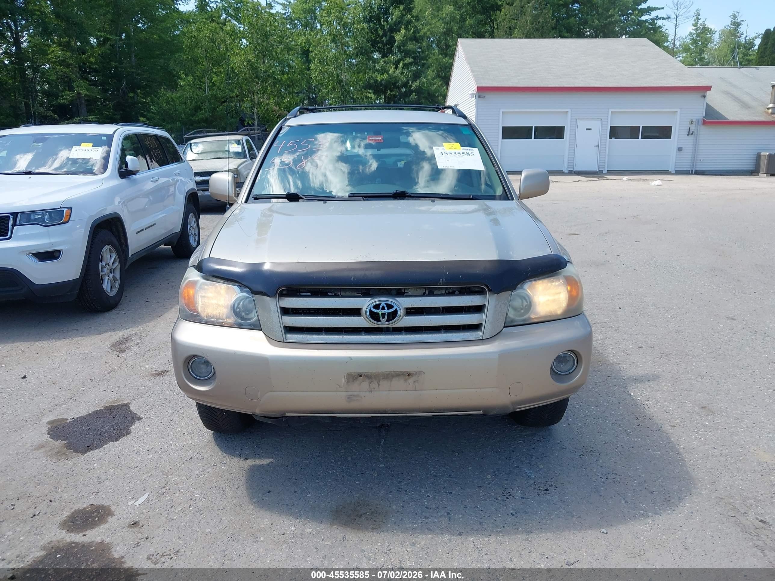 2005 Toyota Highlander V6 Tan vin: JTEEP21A250088024