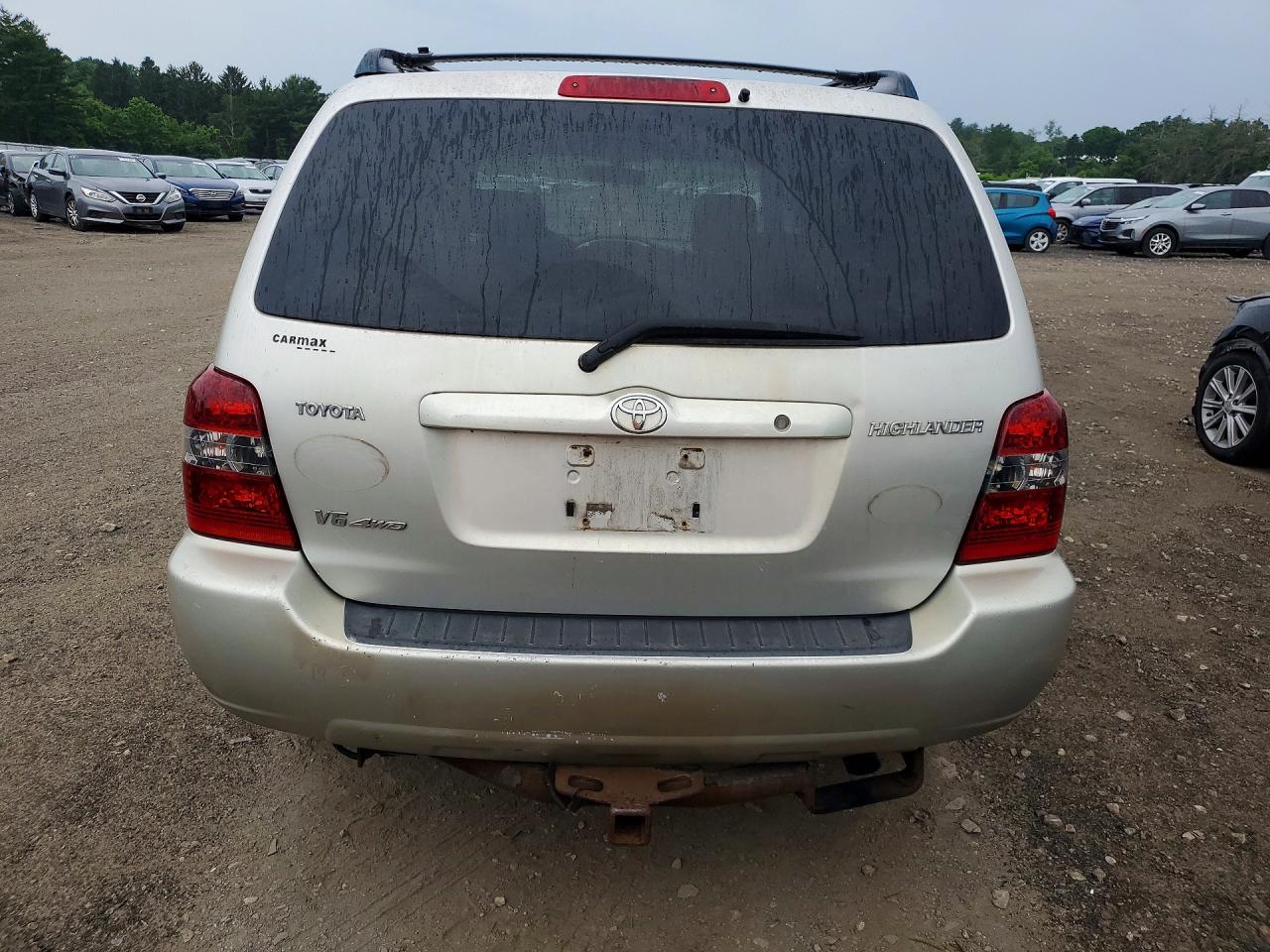 2005 Toyota Highlander Limited Silver vin: JTEEP21A250089271