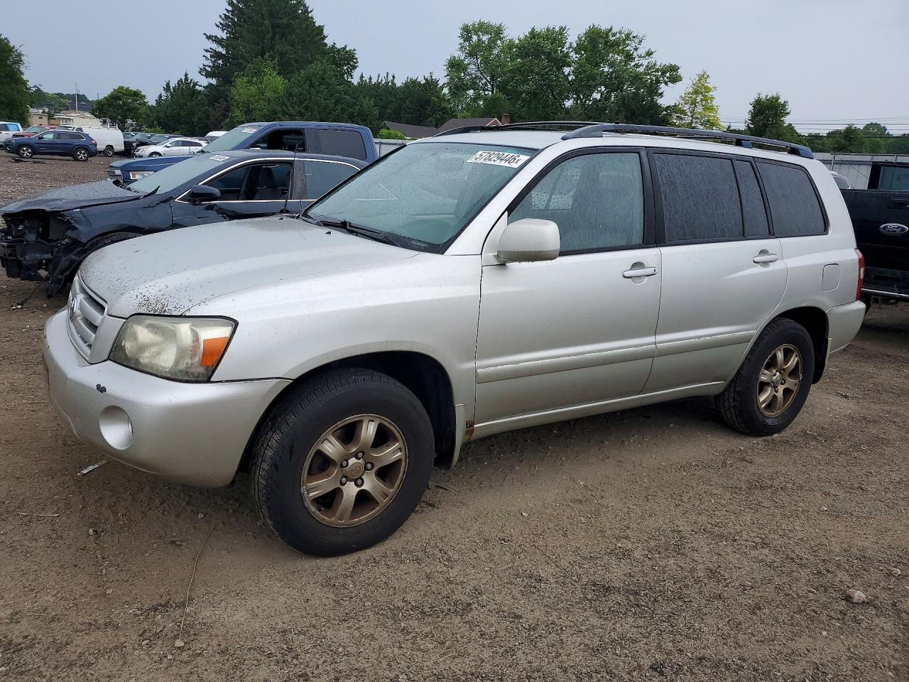 2005 Toyota Highlander Limited Silver vin: JTEEP21A250089271