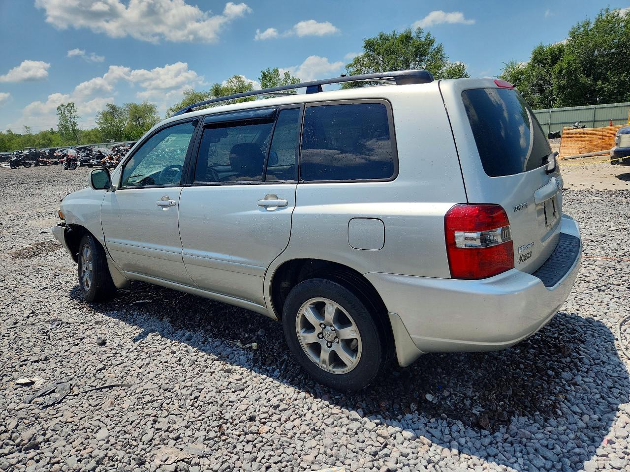 2005 Toyota Highlander Limited Silver vin: JTEEP21A250121457