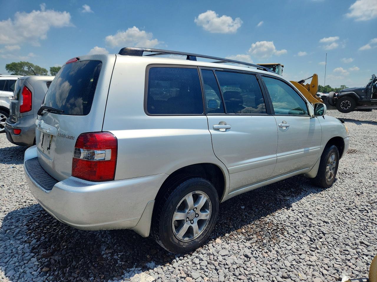 2005 Toyota Highlander Limited Silver vin: JTEEP21A250121457