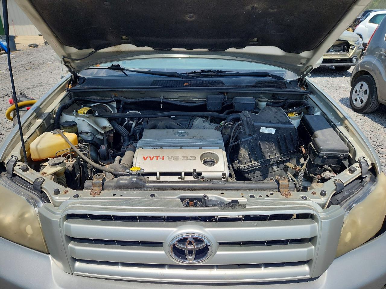 2005 Toyota Highlander Limited Silver vin: JTEEP21A250121457