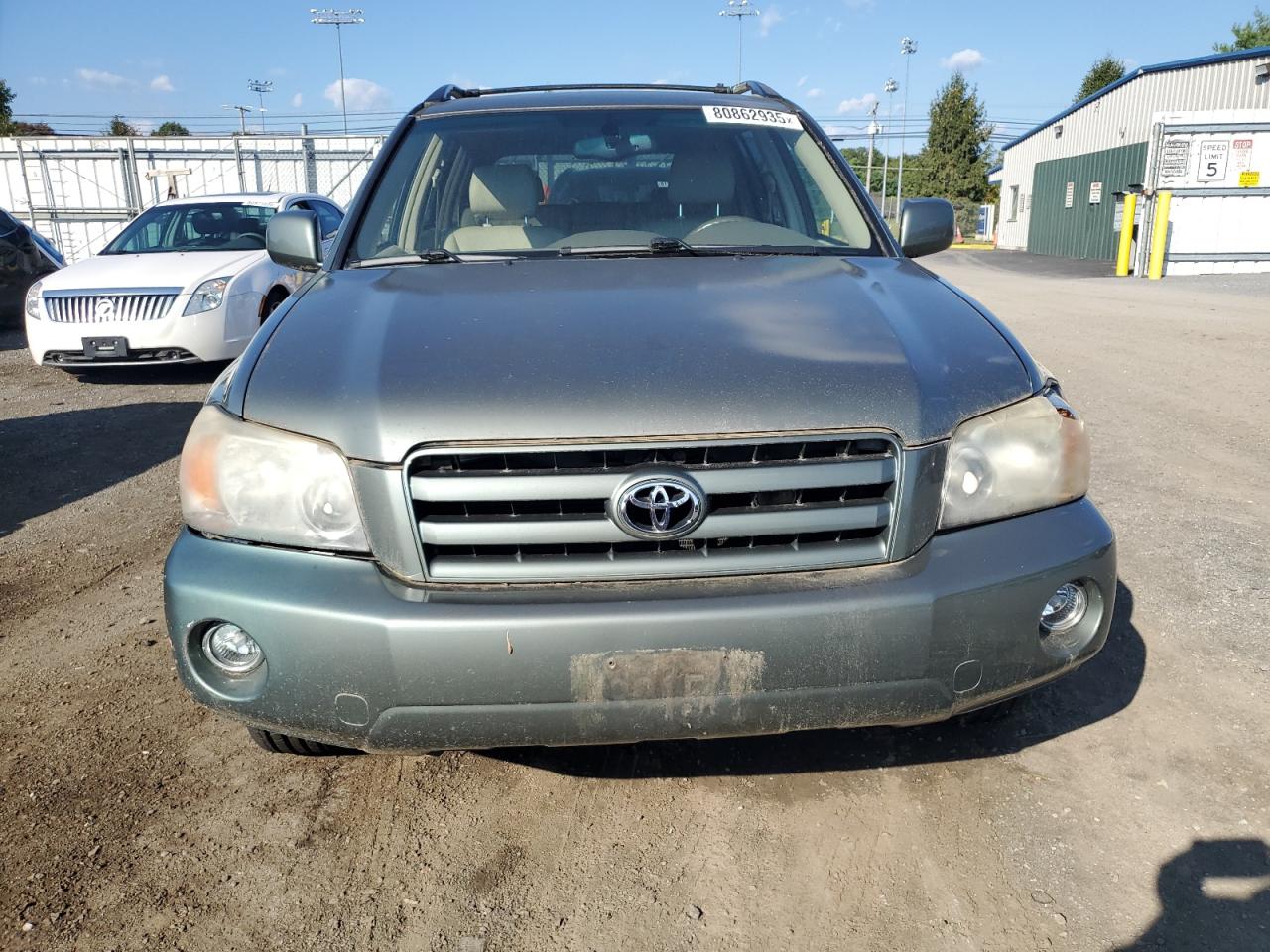 2006 Toyota Highlander Limited Green vin: JTEEP21A260145257
