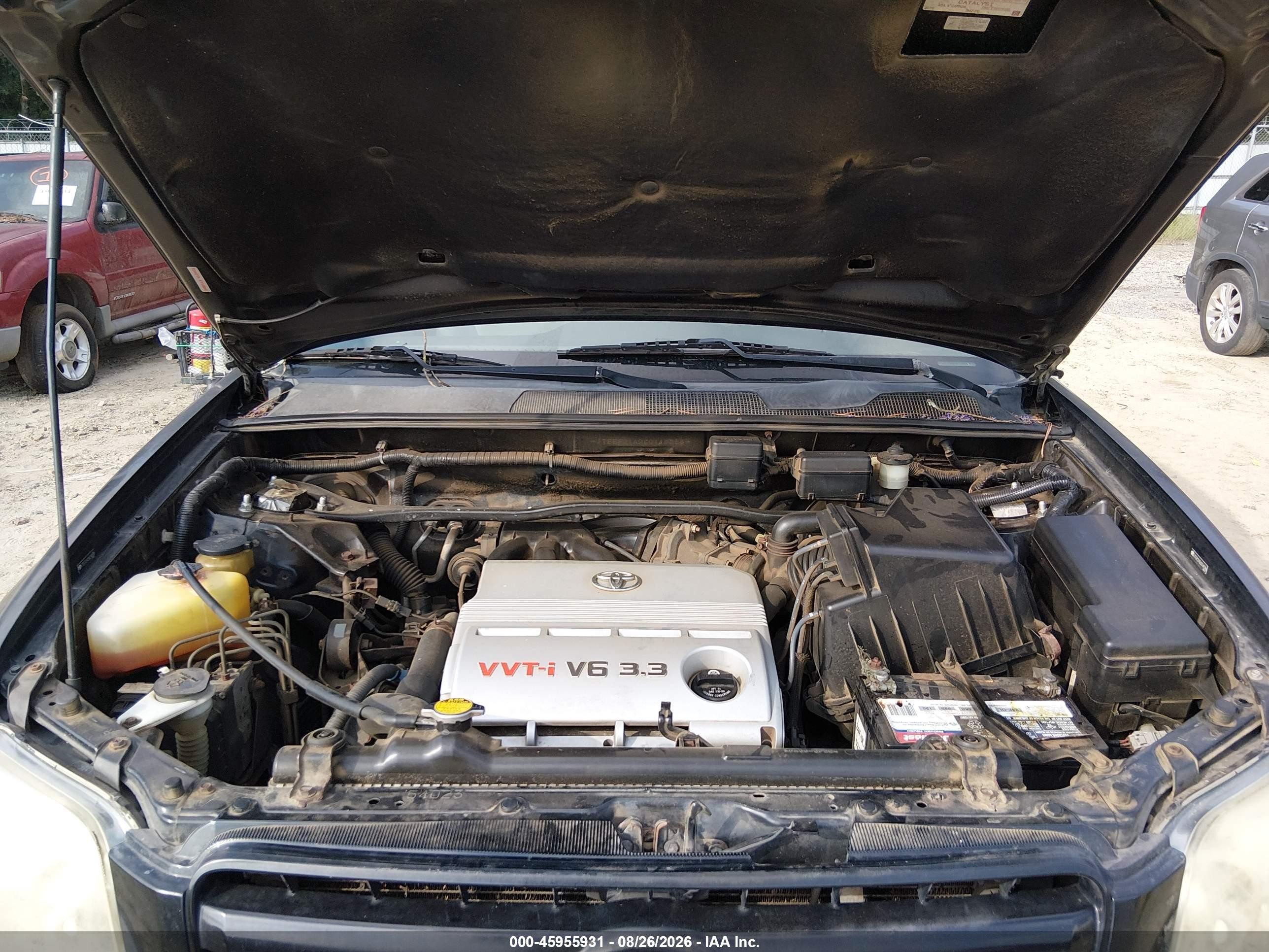 2006 Toyota Highlander V6 Black vin: JTEEP21A260145386