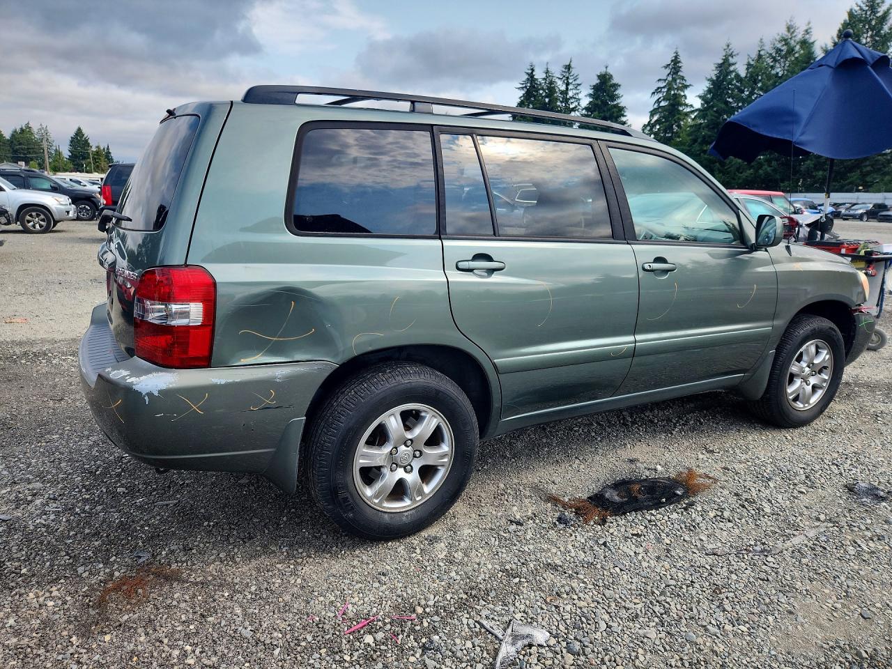 2006 Toyota Highlander Base Gray vin: JTEEP21A260159370