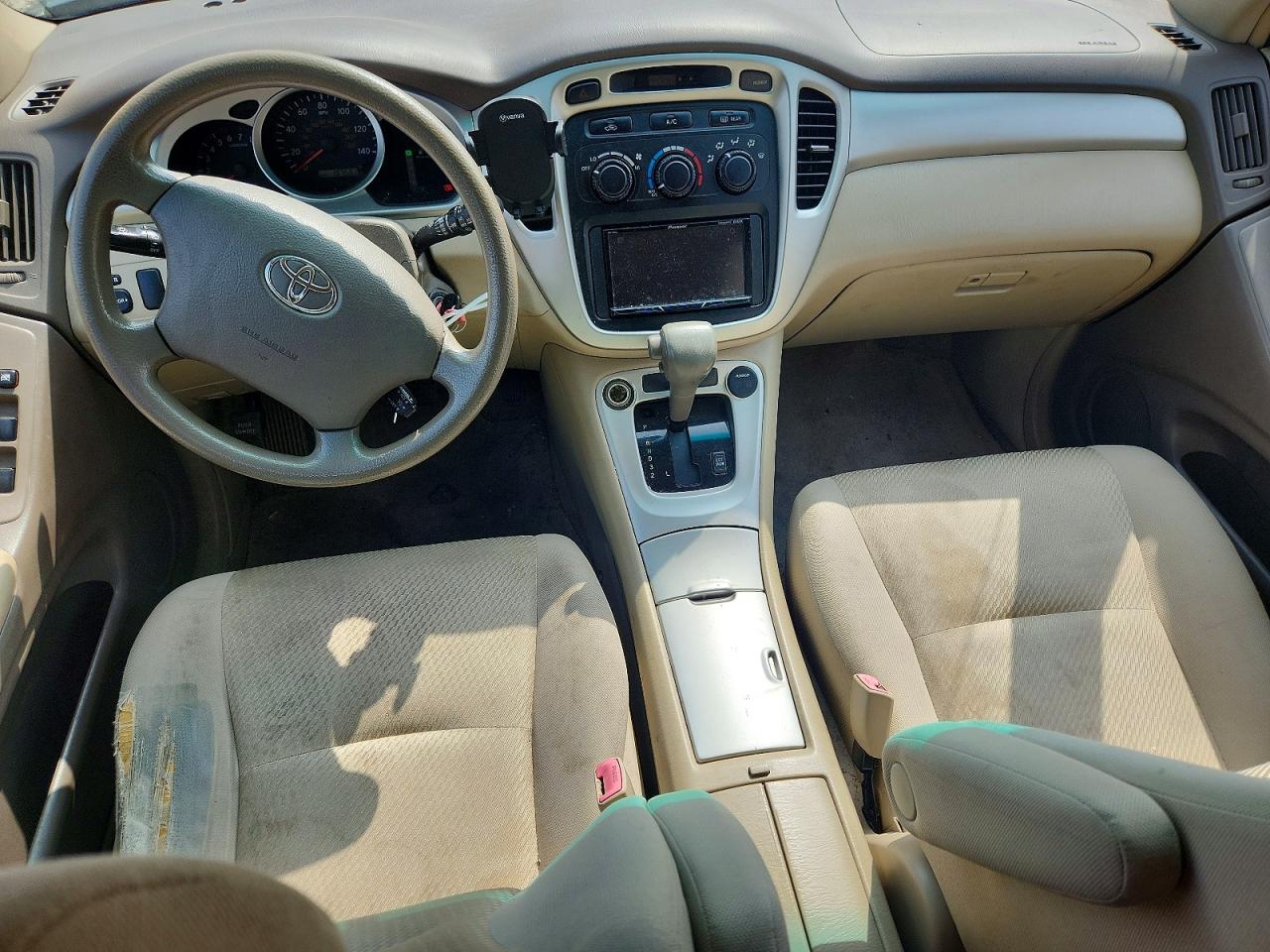 2006 Toyota Highlander Base Gray vin: JTEEP21A260159370