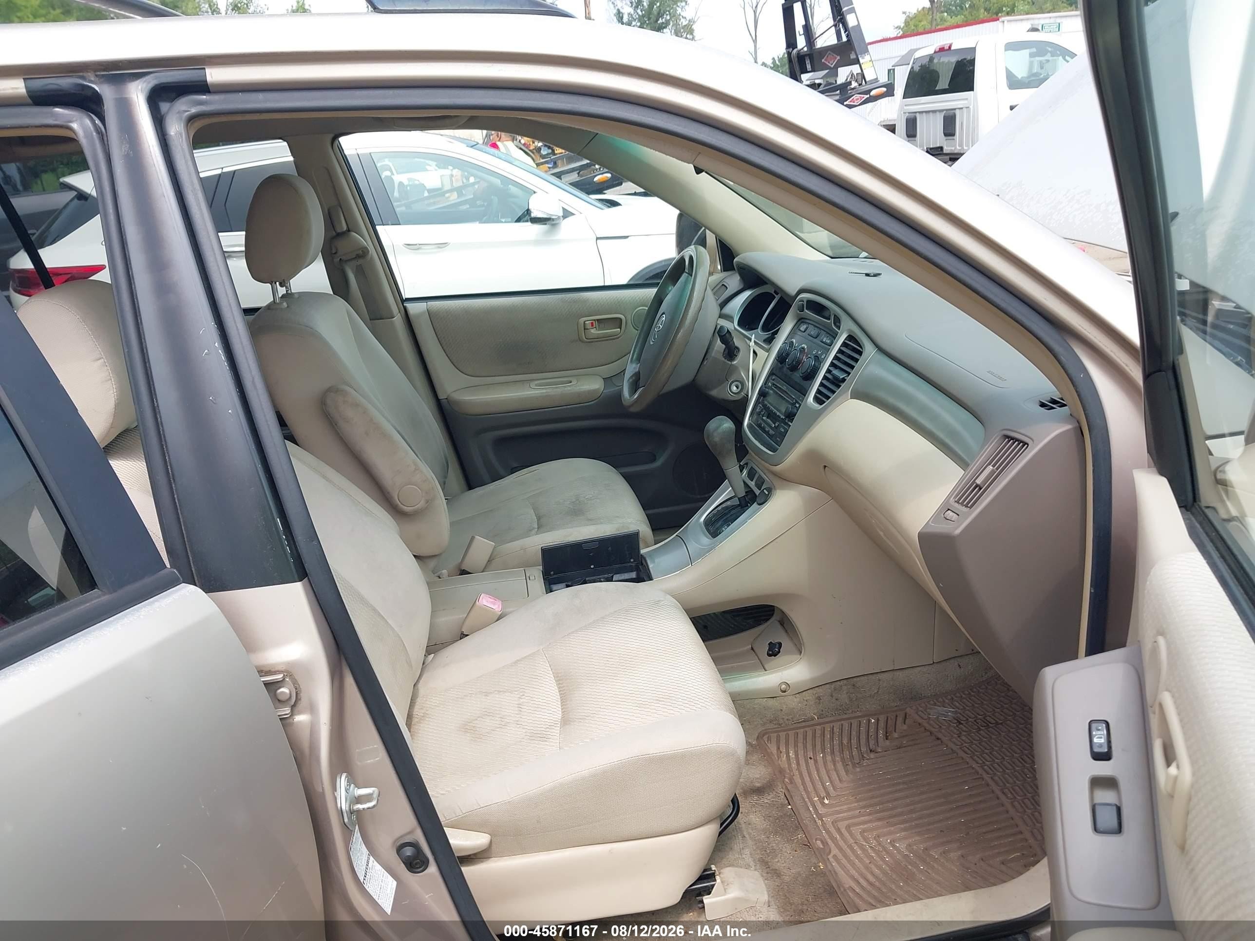 2006 Toyota Highlander V6 Tan vin: JTEEP21A260163628