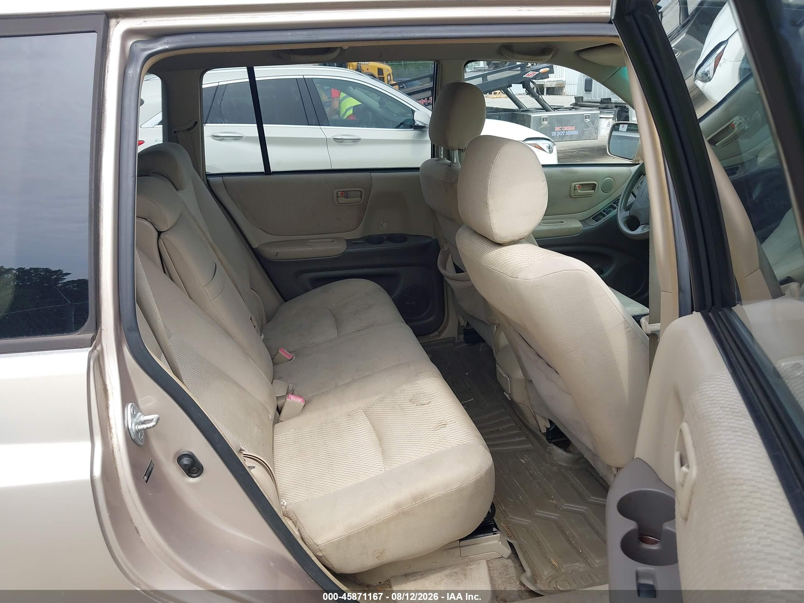 2006 Toyota Highlander V6 Tan vin: JTEEP21A260163628