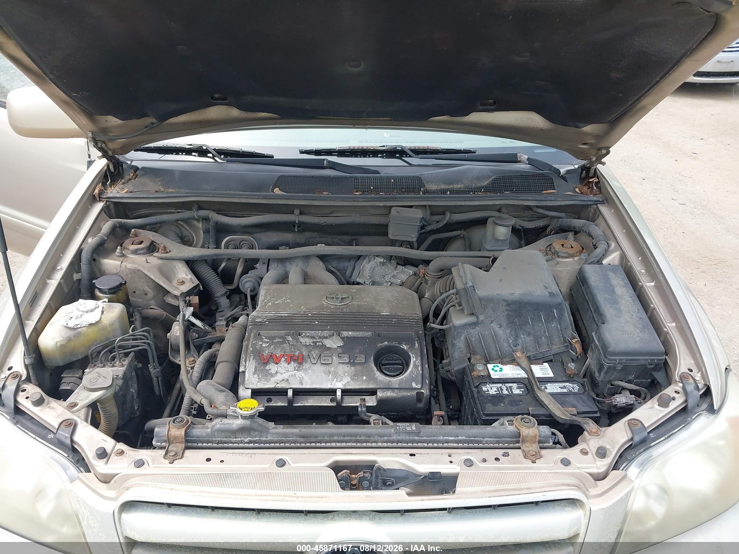 2006 Toyota Highlander V6 Tan vin: JTEEP21A260163628