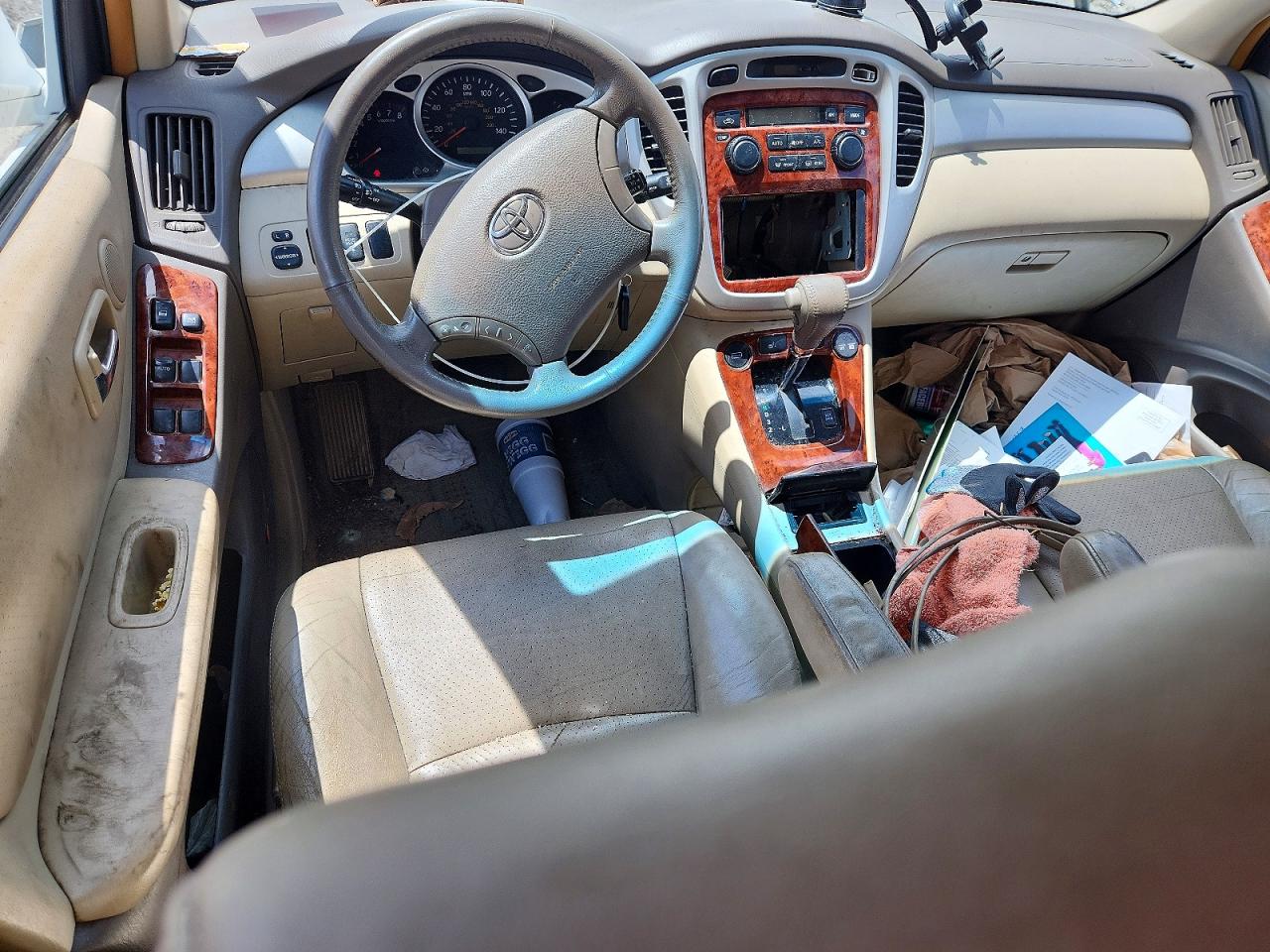 2006 Toyota Highlander Limited Белый vin: JTEEP21A260164357