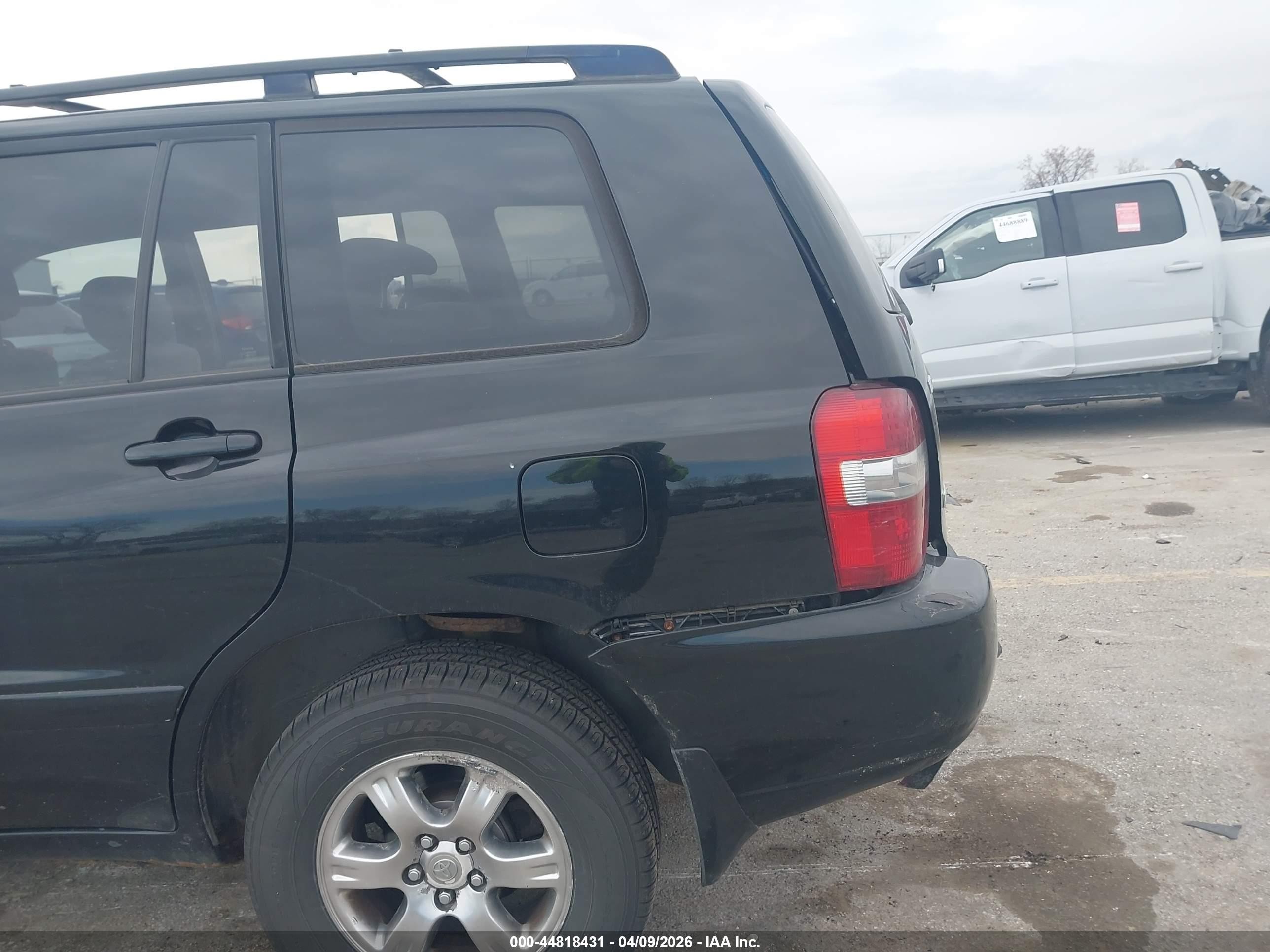 2007 Toyota Highlander V6 Черный vin: JTEEP21A270204048