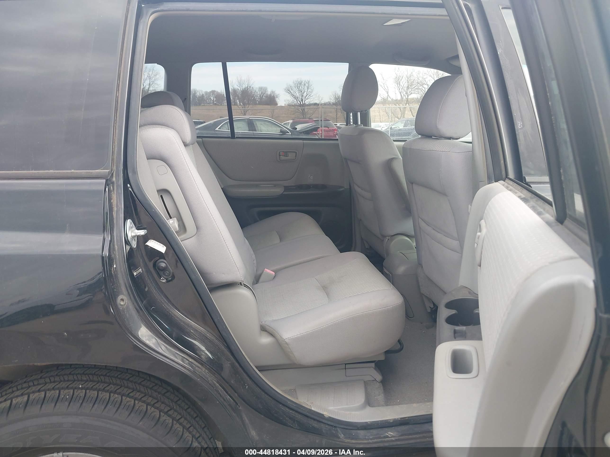 2007 Toyota Highlander V6 Черный vin: JTEEP21A270204048