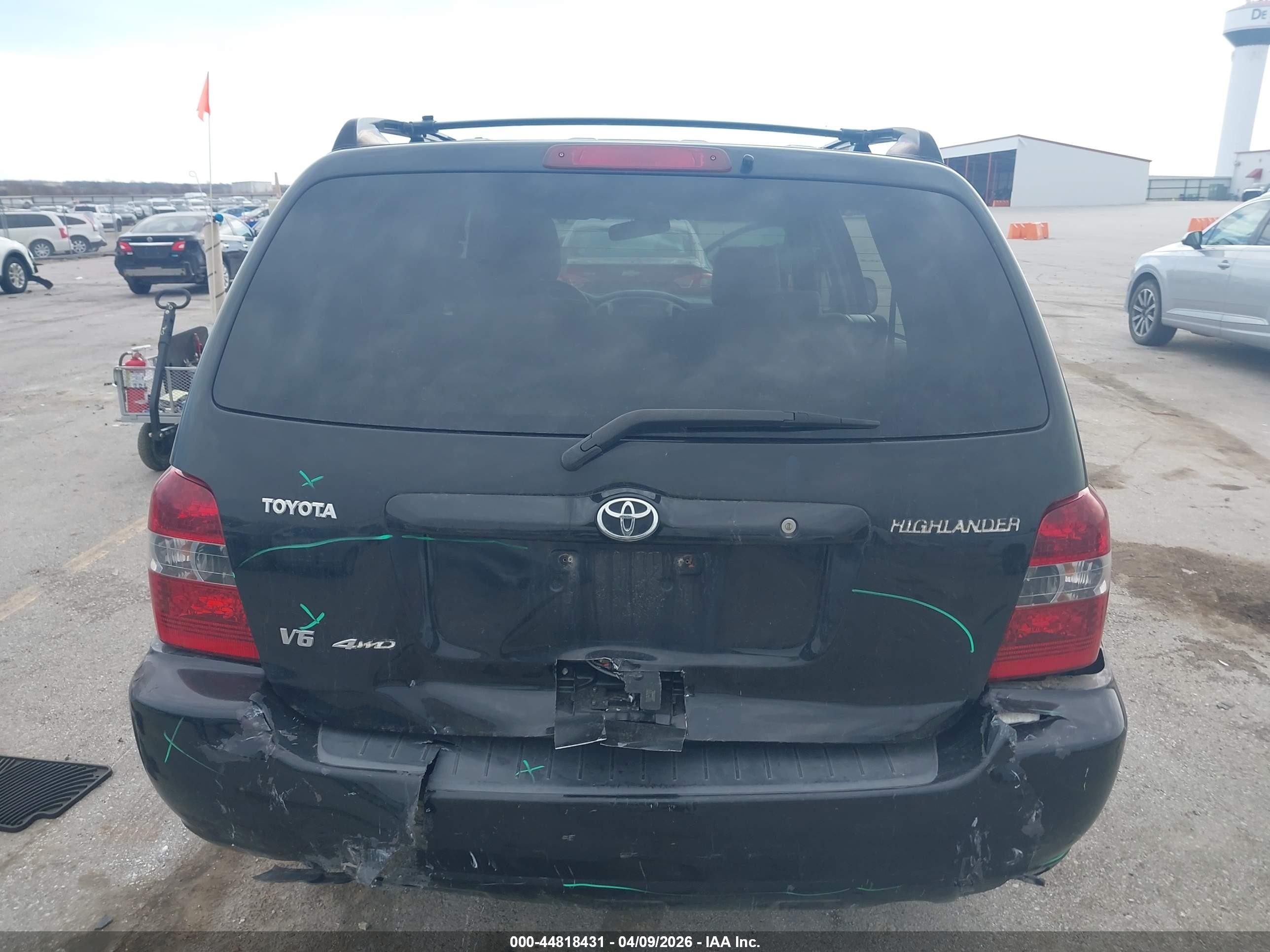 2007 Toyota Highlander V6 Черный vin: JTEEP21A270204048