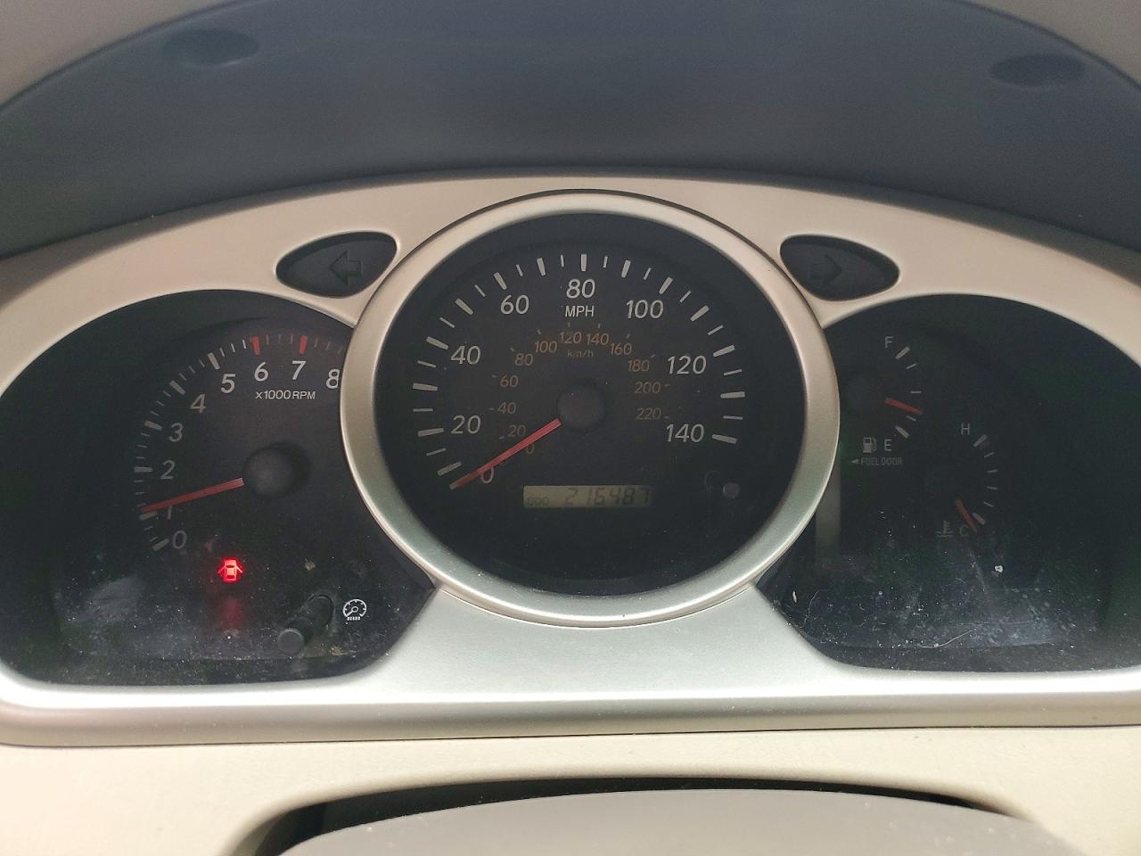 2007 Toyota Highlander Base Red vin: JTEEP21A270224526