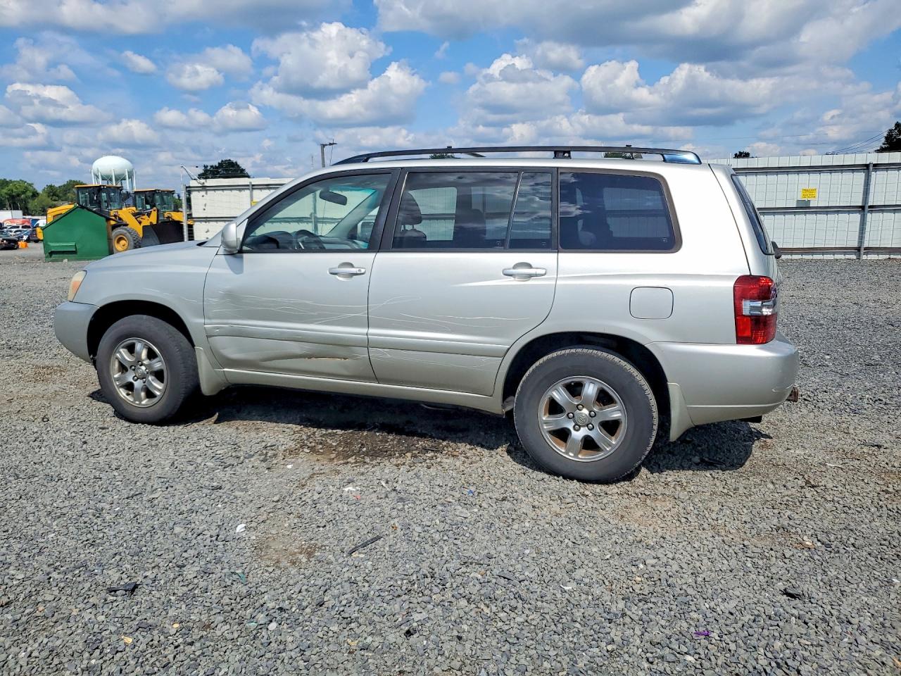 2004 Toyota Highlander Base Silver vin: JTEEP21A340009622