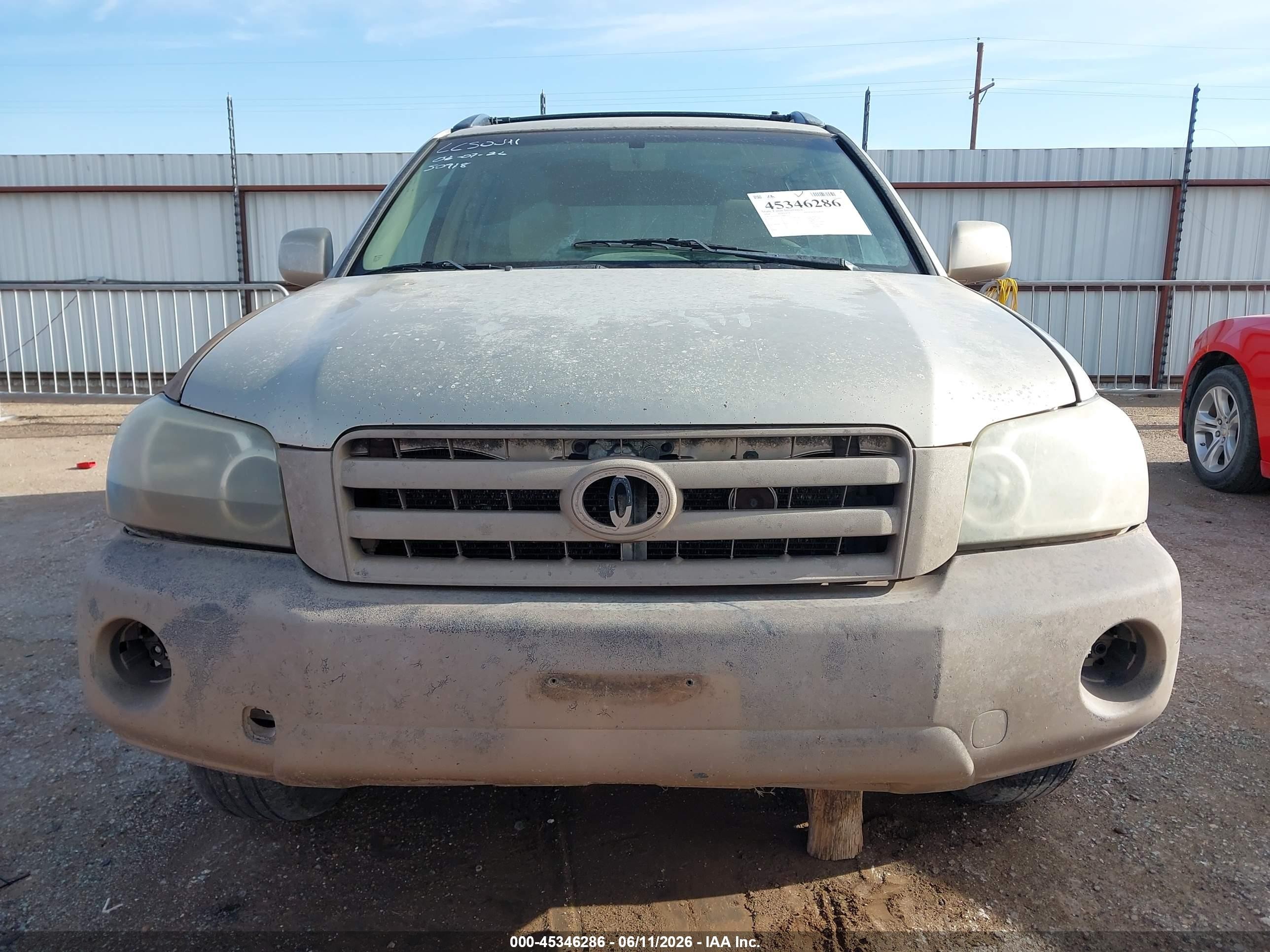 2004 Toyota Highlander V6 Beige vin: JTEEP21A340013153
